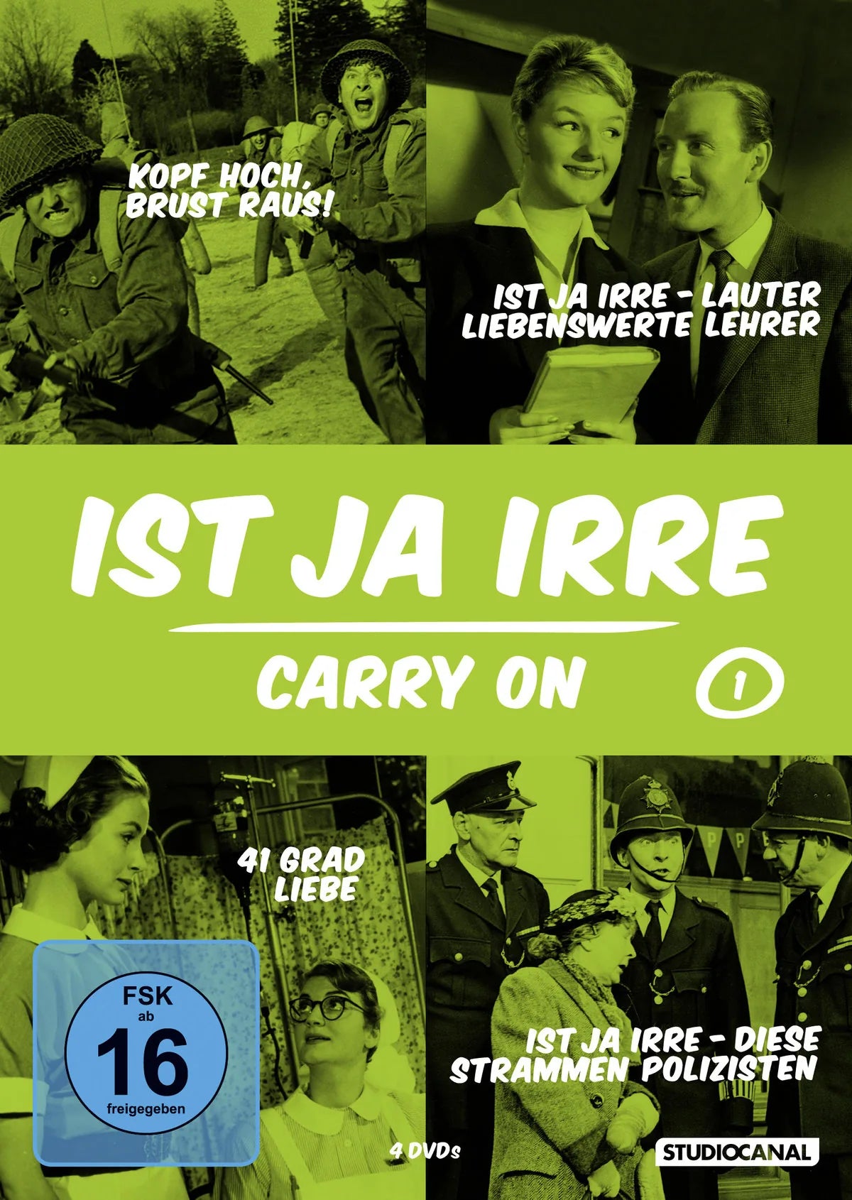 Ist ja irre - Carry On Vol. 1  [4 DVDs] - DVD
