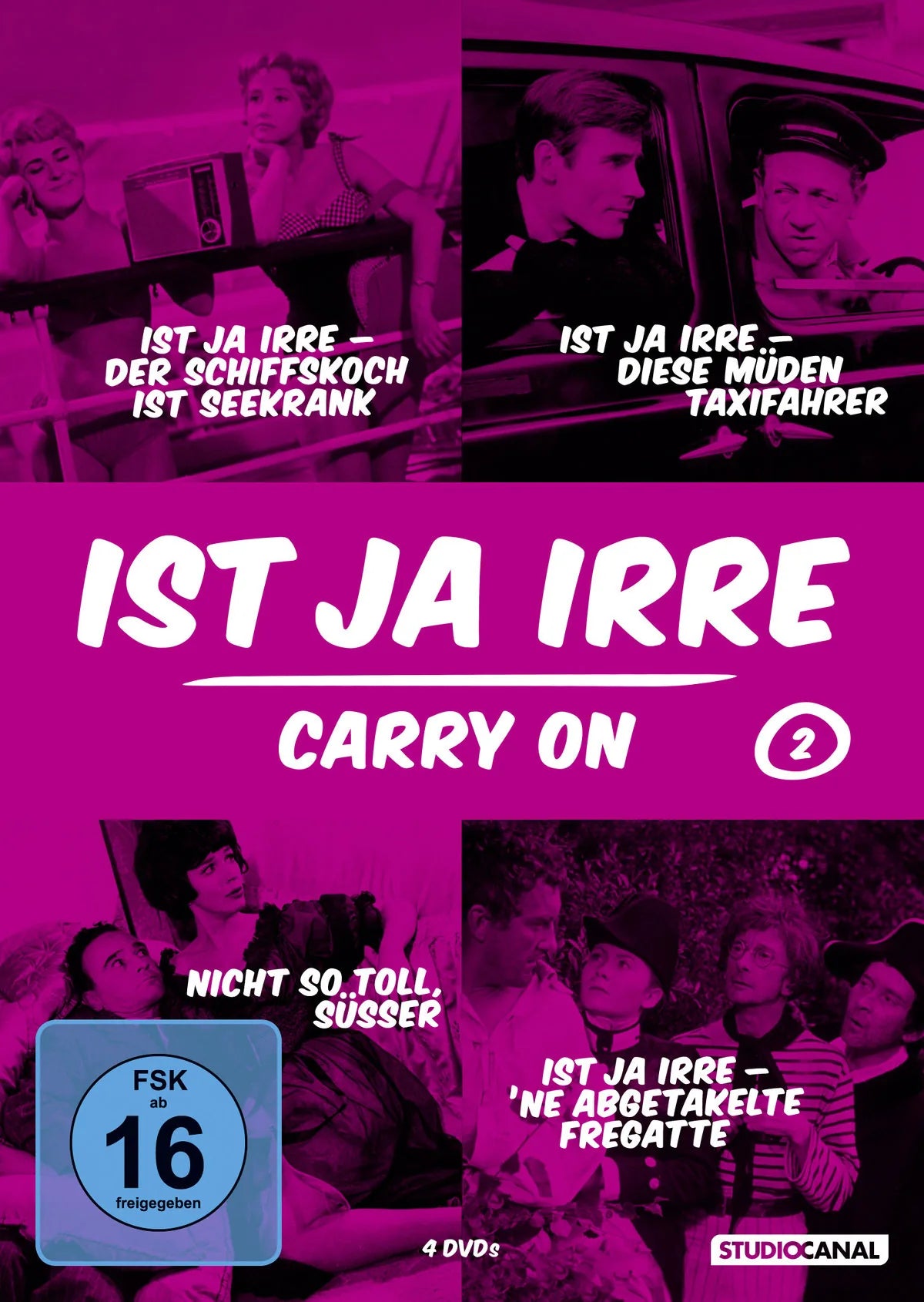 Ist ja irre - Carry On Vol. 2   [4 DVDs] - DVD