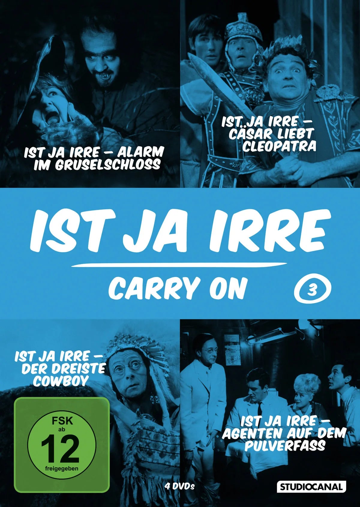Ist ja irre - Carry On Vol. 3  [4 DVDs] - DVD