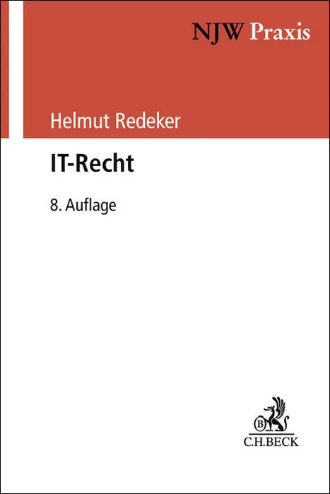 Buchcover von 'IT-Recht' - Taschenbuch von Helmut Redeker