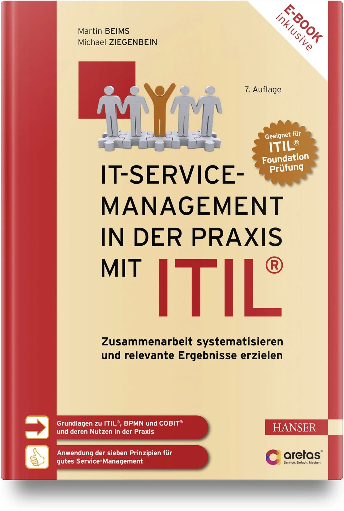 Cover: IT-Service-Management in der Praxis mit ITIL® (Buch) von Martin Beims