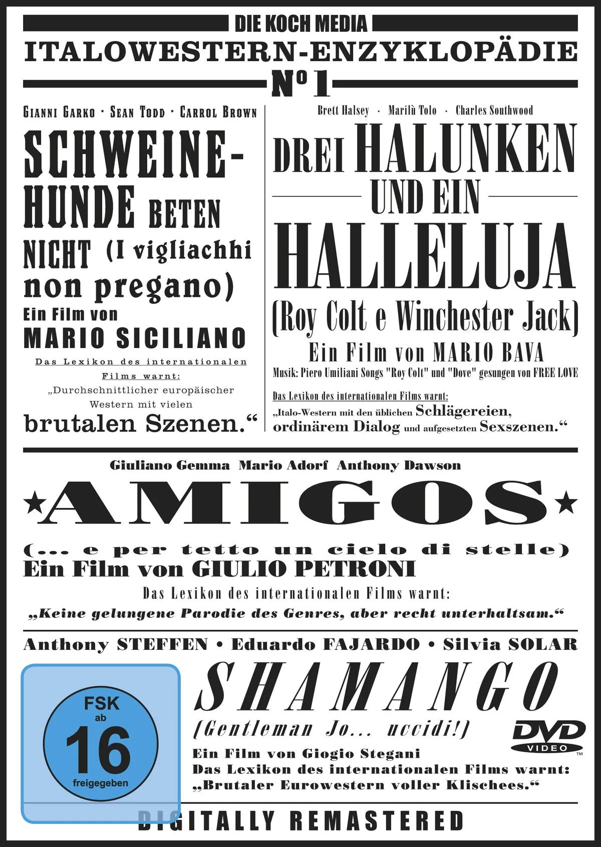 Italowestern - Enzyklopädie No. 1  [4 DVDs] - DVD