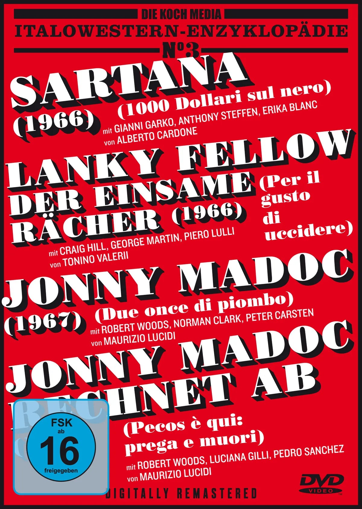 Italowestern - Enzyklopädie No. 3  [4 DVDs] - DVD