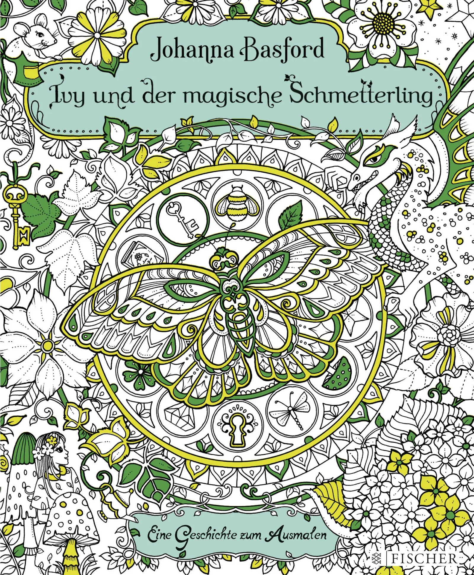 Buchcover von 'Ivy und der magische Schmetterling' - Paperback von Johanna Basford