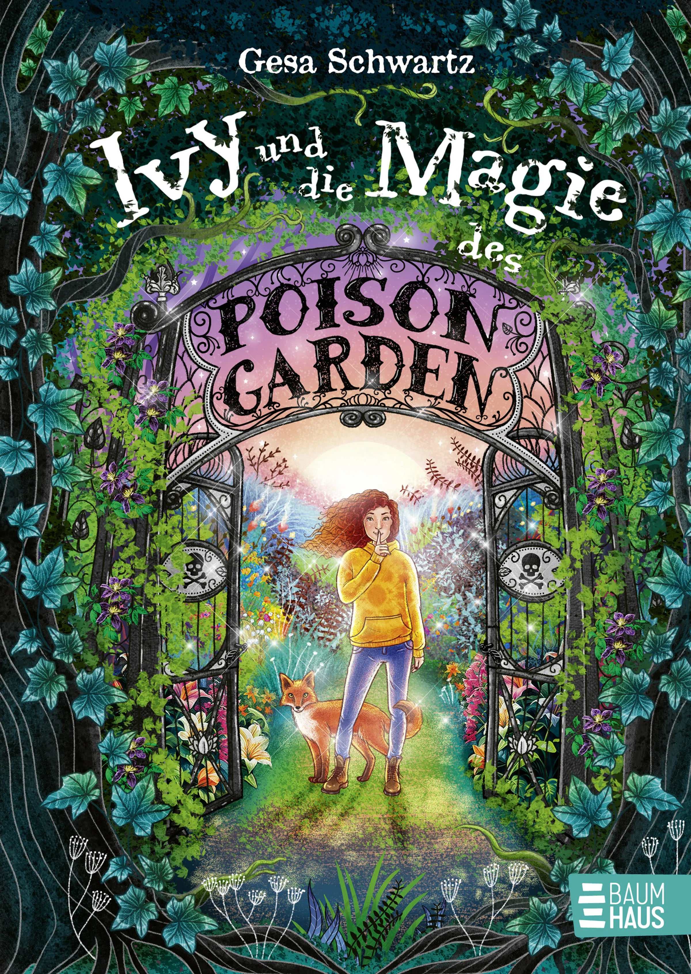 Buchcover von 'Ivy und die Magie des Poison Garden' - Gebundene Ausgabe von Gesa Schwartz