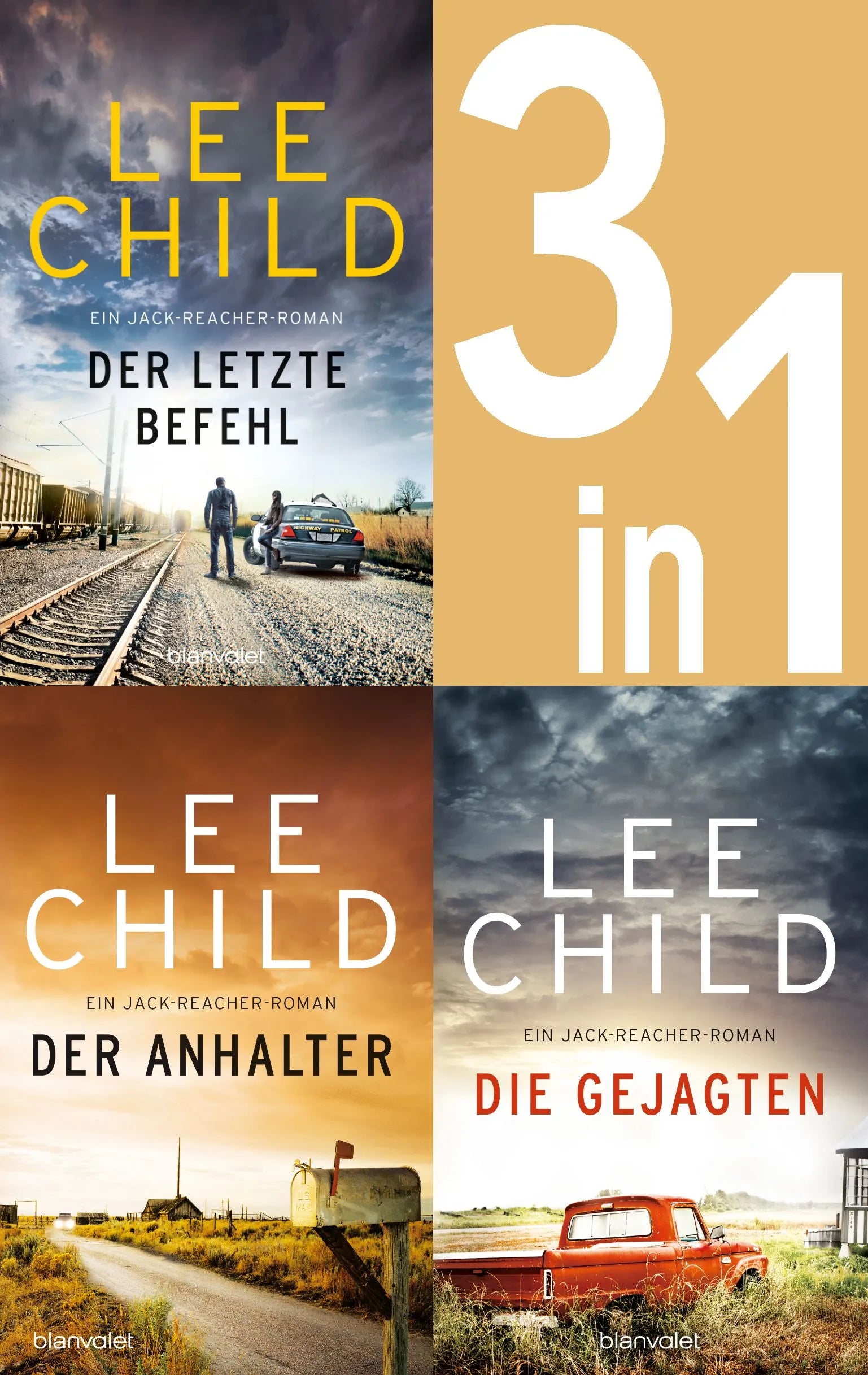 Cover: Jack Reacher Band 16-18: Der letzte Befehl / Der Anhalter / Die Gejagten (E-Book) von Lee Child