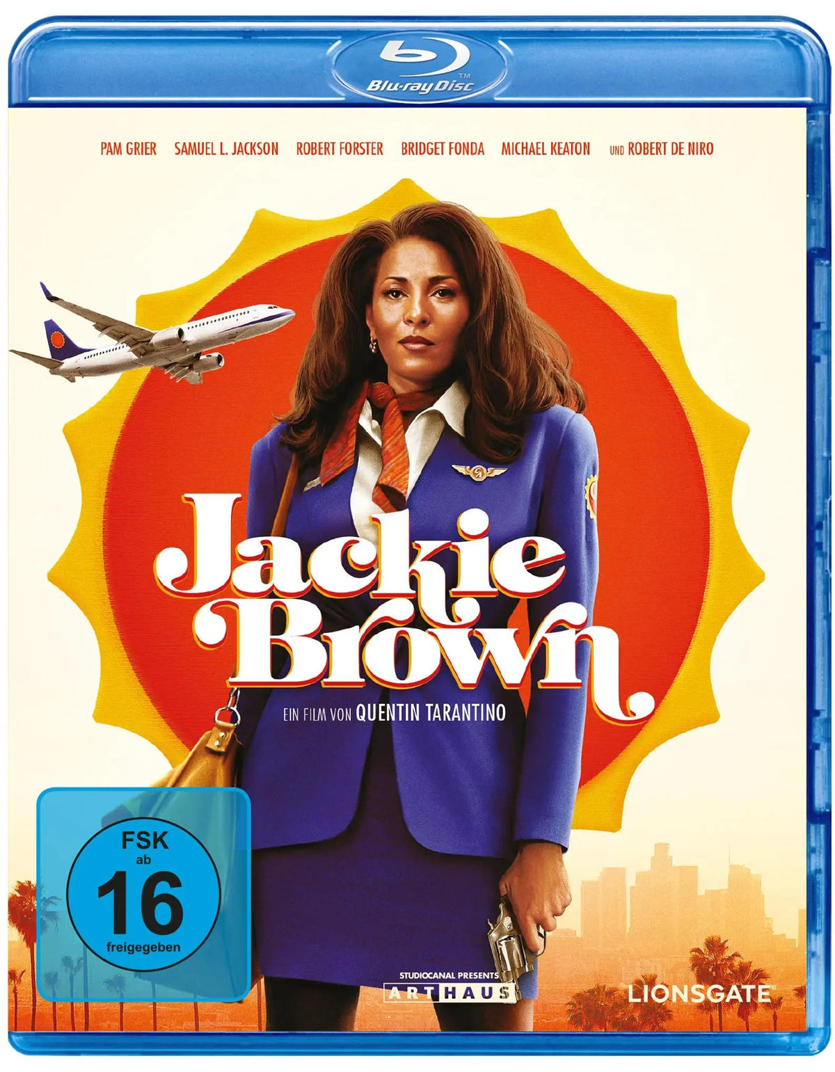 Blu-ray-Cover: Jackie Brown. Regie: Quentin Tarantino