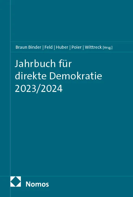 Cover: Jahrbuch für direkte Demokratie 2023/2024 (E-Book)