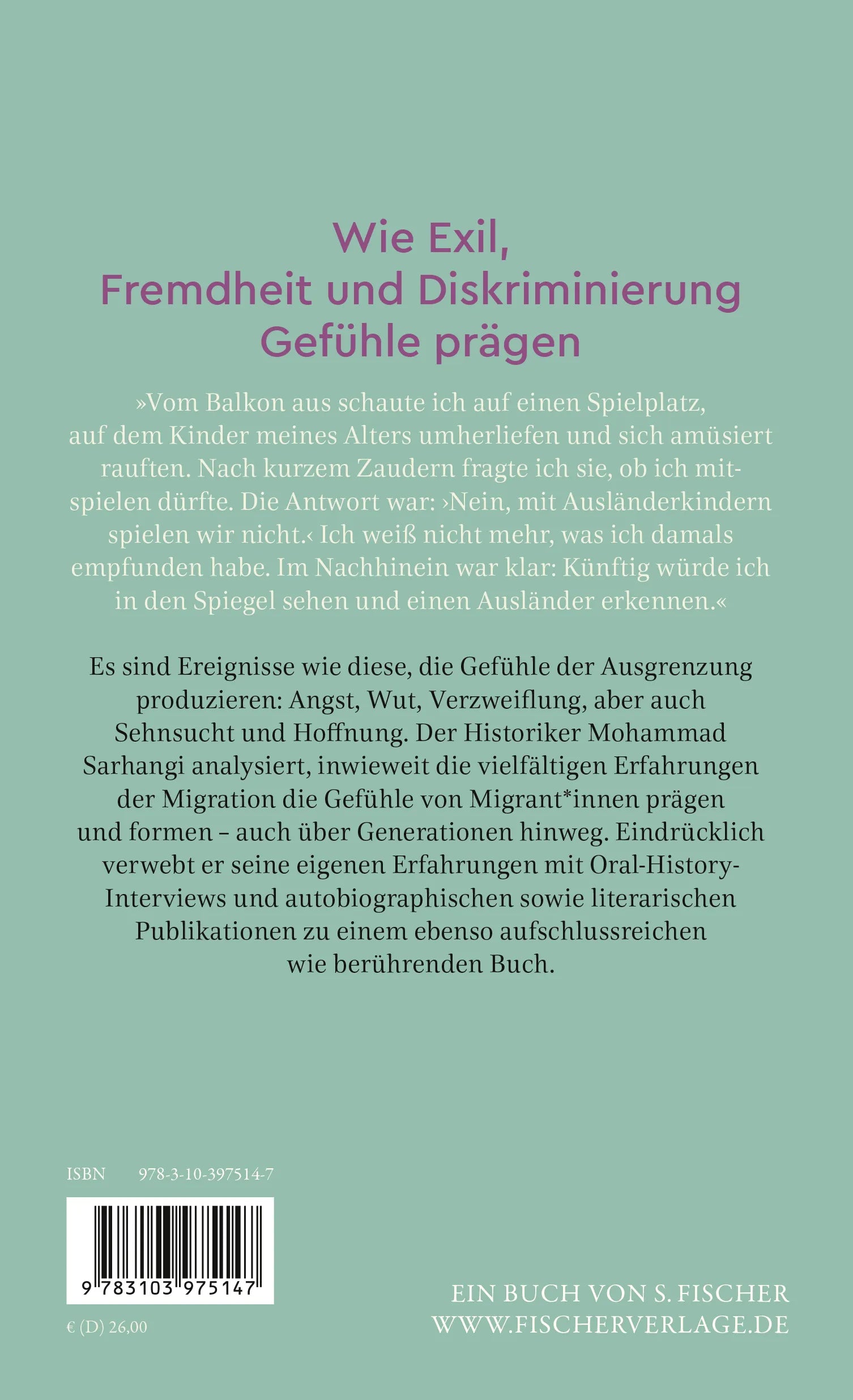 Buchrückseite von 'Jahre der Angst, Momente der Hoffnung' mit Klappentext - Gebundene Ausgabe