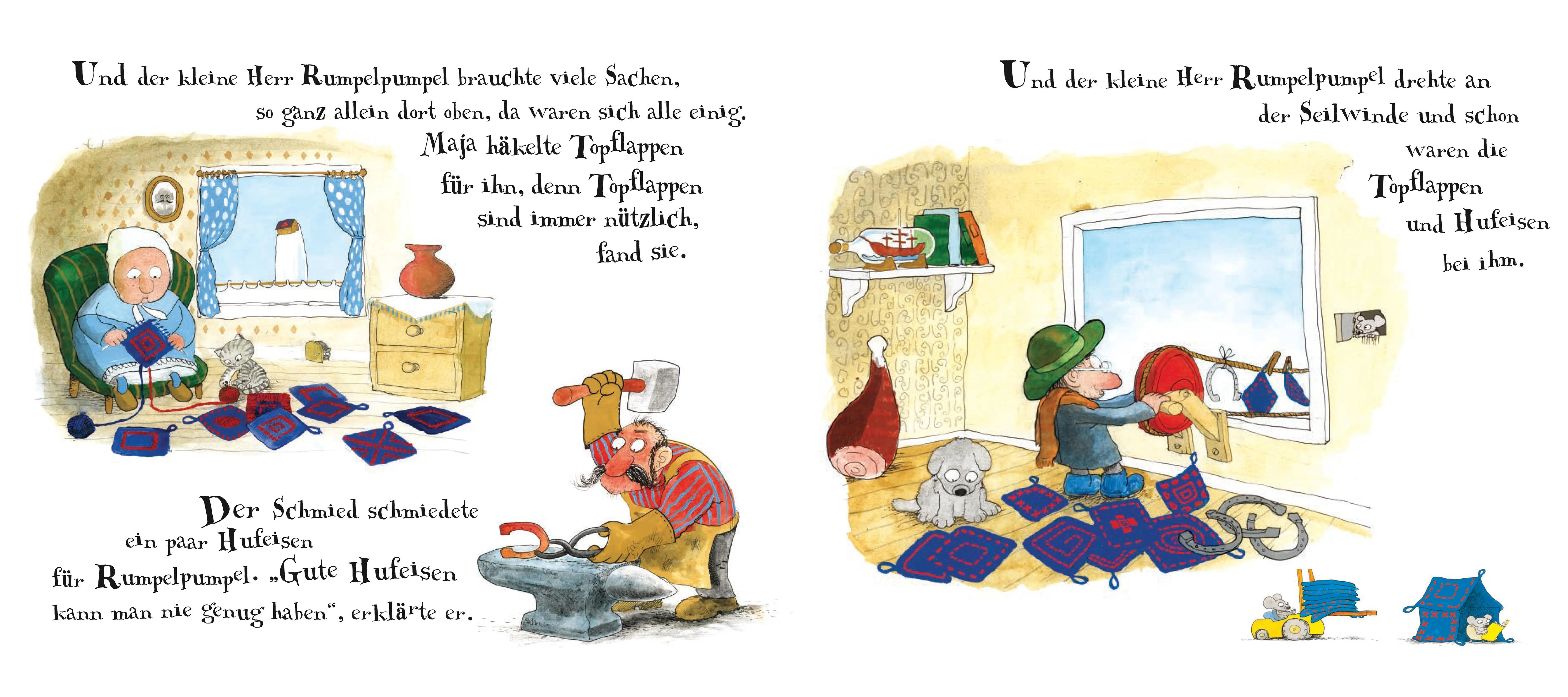 Produktansicht: Herr Rumpelpumpel fliegt weg (Gebundene Ausgabe)