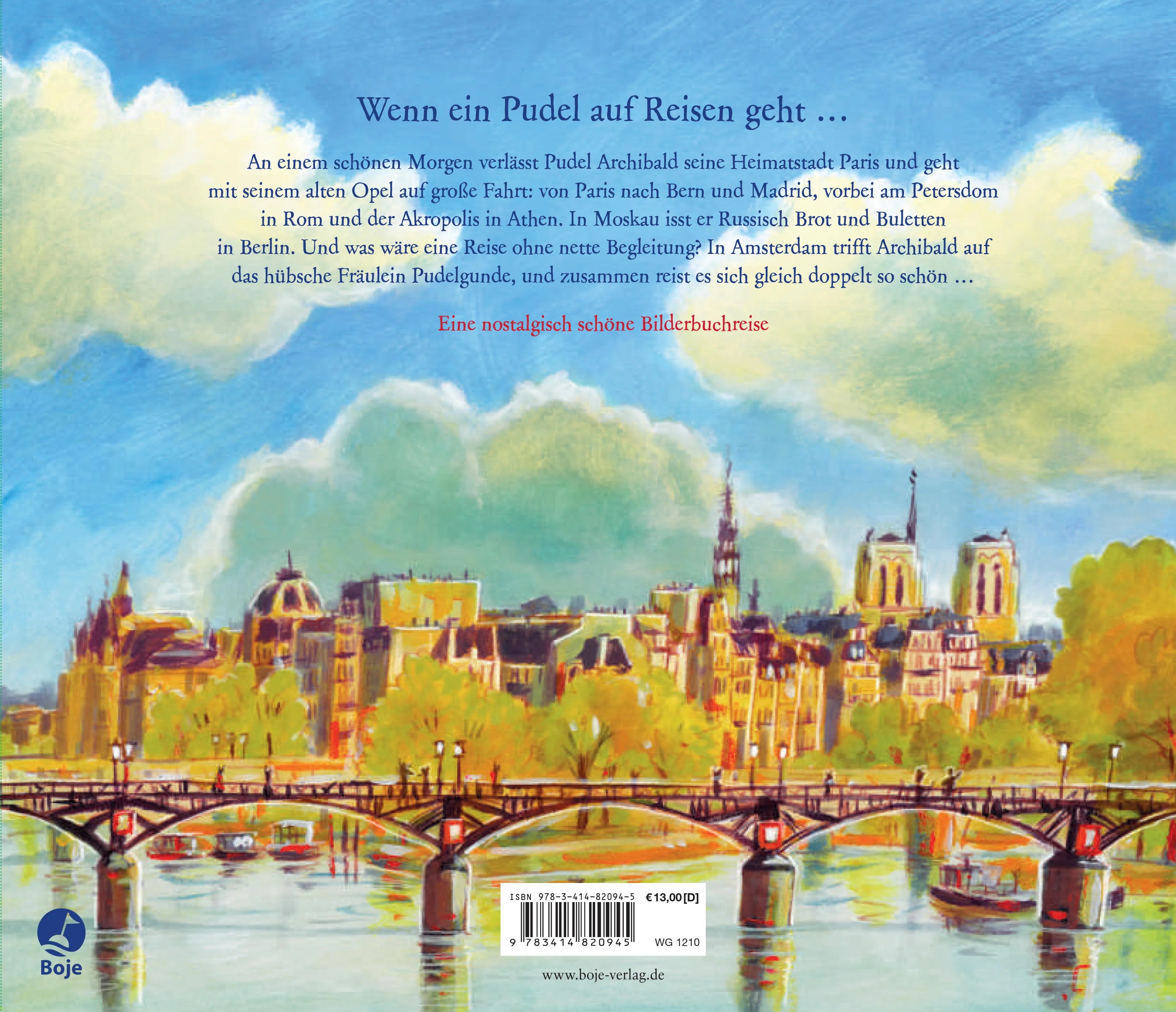 Produktansicht: Der Reisepudel Archibald (Gebundene Ausgabe)
