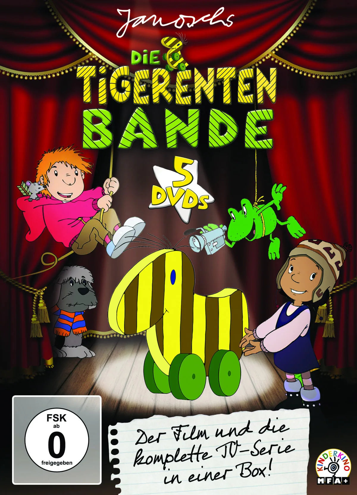 Janosch - Die Tigerentenbande - Box  [5 DVDs] - DVD