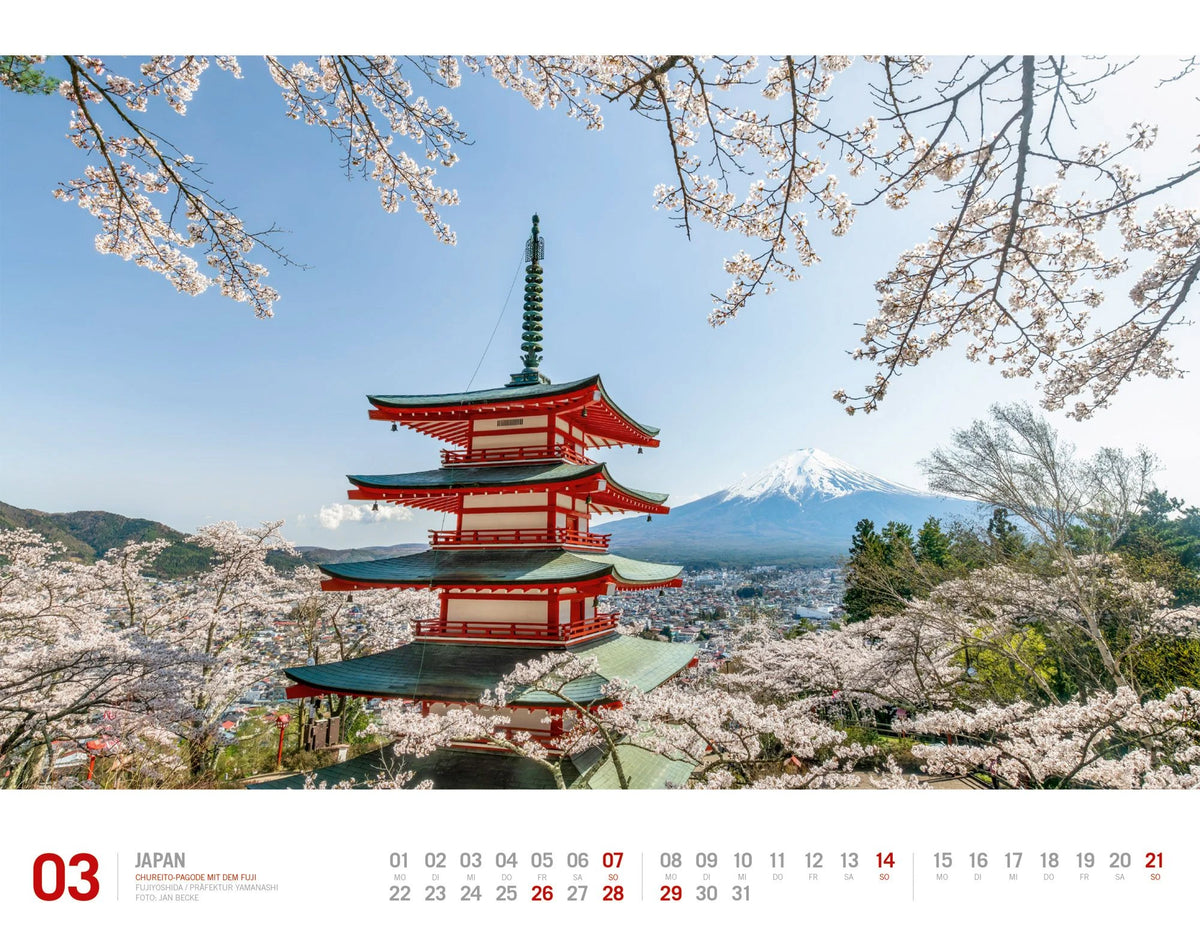 Japan Kalender 2027 | Unterwegs zwischen Tempeln und Schreinen – Ansicht