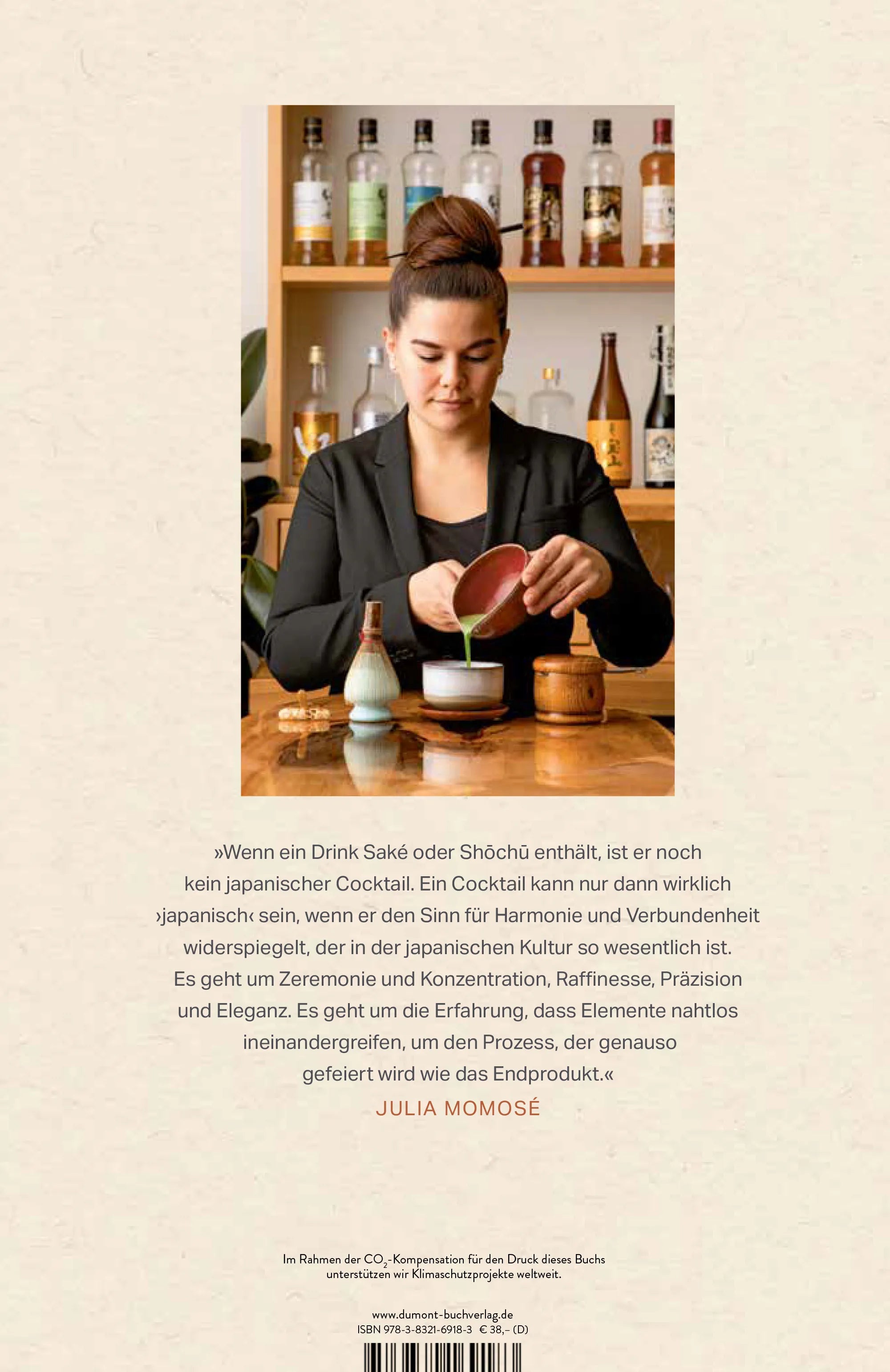 BuchrÃ¼ckseite von 'Japanische Cocktails' mit Klappentext - Gebundene Ausgabe