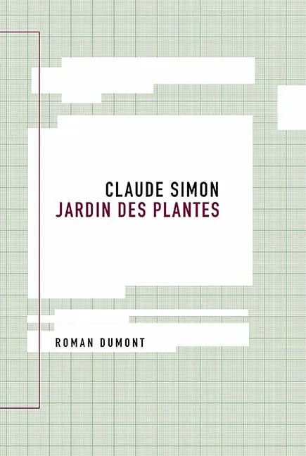 Buchcover von 'Jardin des Plantes' - Gebundene Ausgabe von Claude Simon