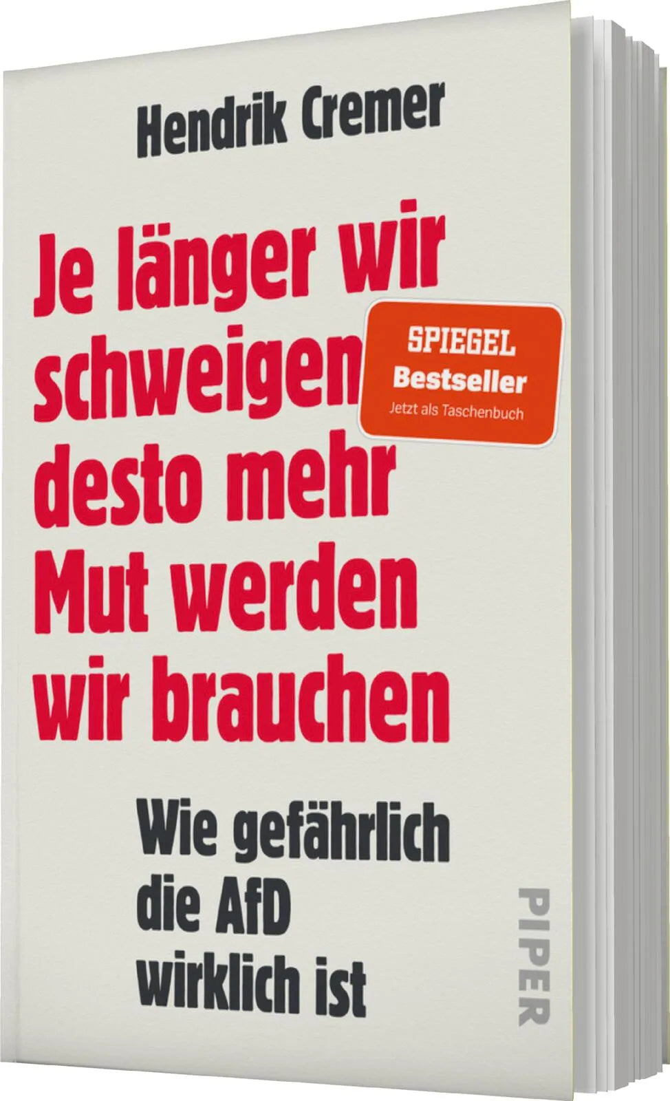 Hendrik Cremer - Je länger wir schweigen, desto mehr Mut werden wir brauchen