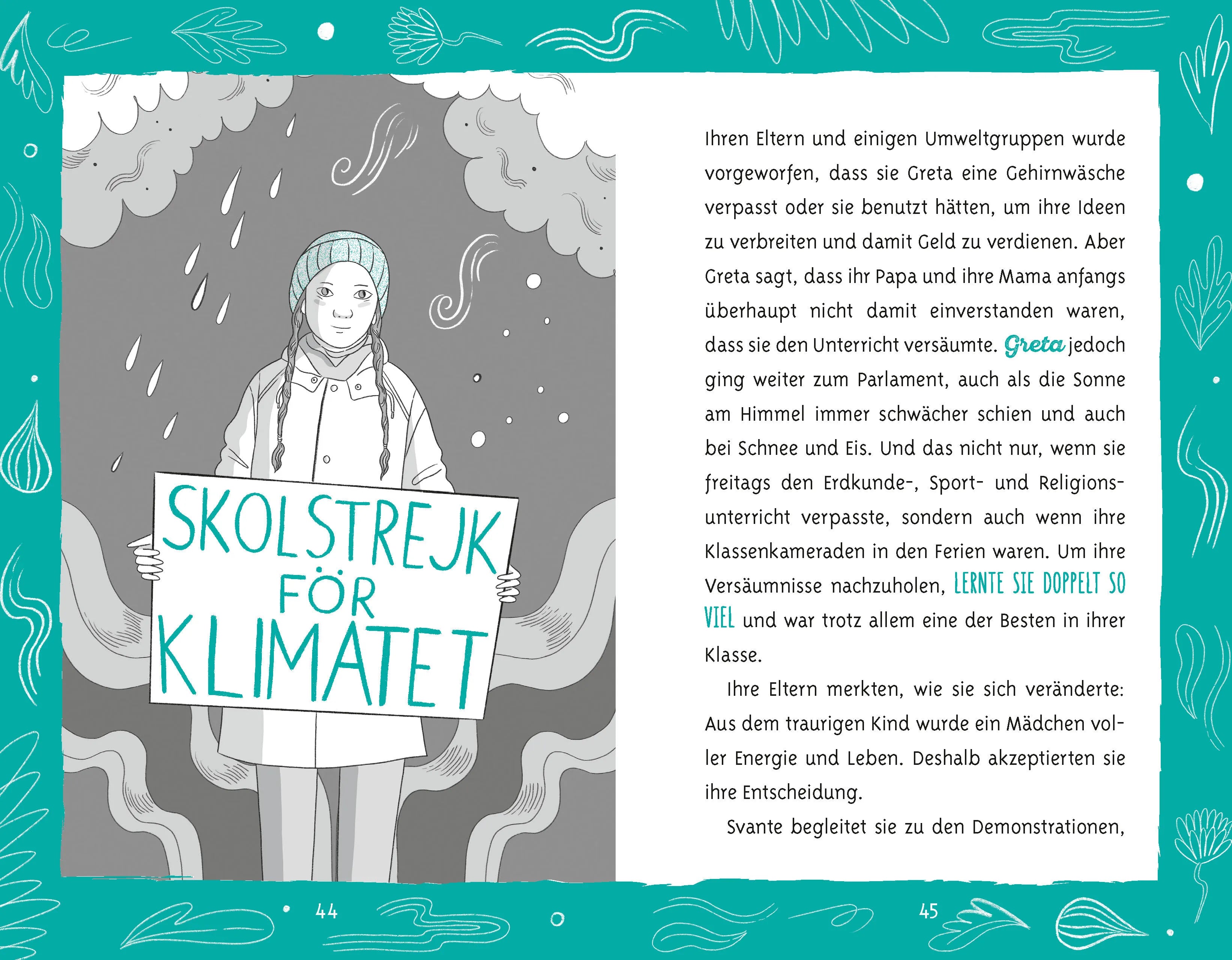 Produktansicht: Jeden Freitag die Welt bewegen – Gretas Geschichte (Paperback)