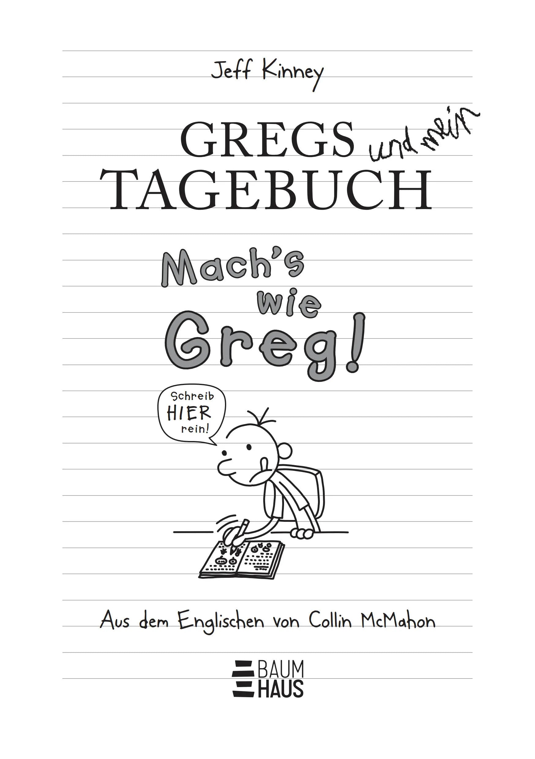 Produktansicht: Gregs Tagebuch - Mach's wie Greg! (Paperback)