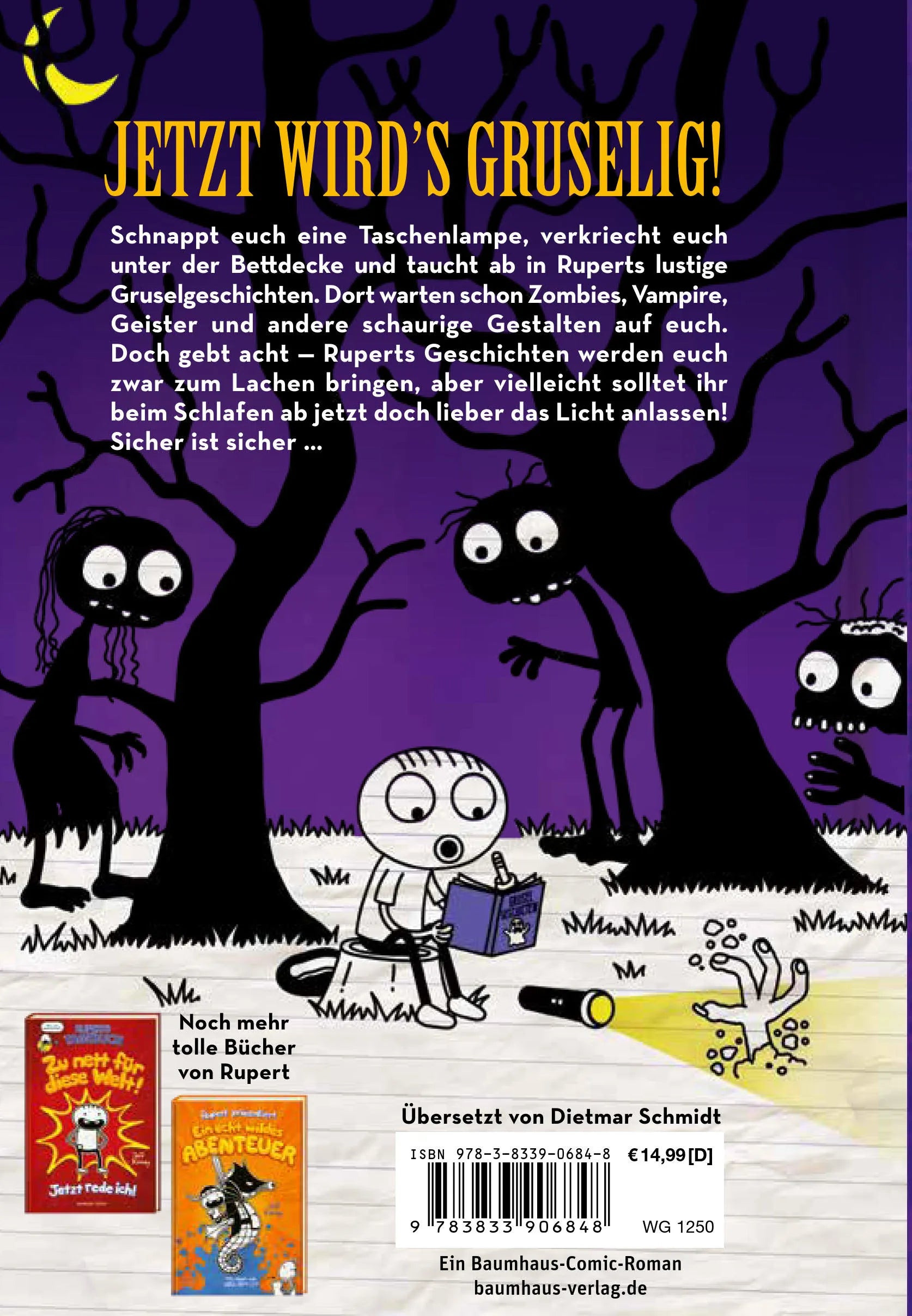 Produktansicht: Rupert präsentiert: Echt unheimliche Gruselgeschichten (Gebundene Ausgabe)