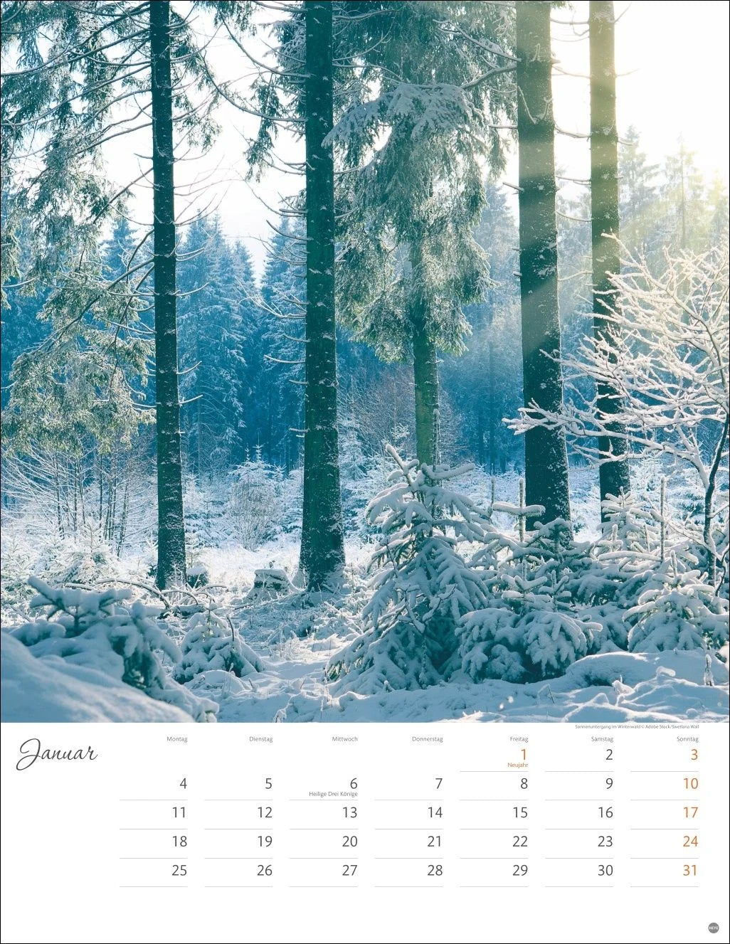 Jenseits der Hast Posterkalender 2027 – Ansicht