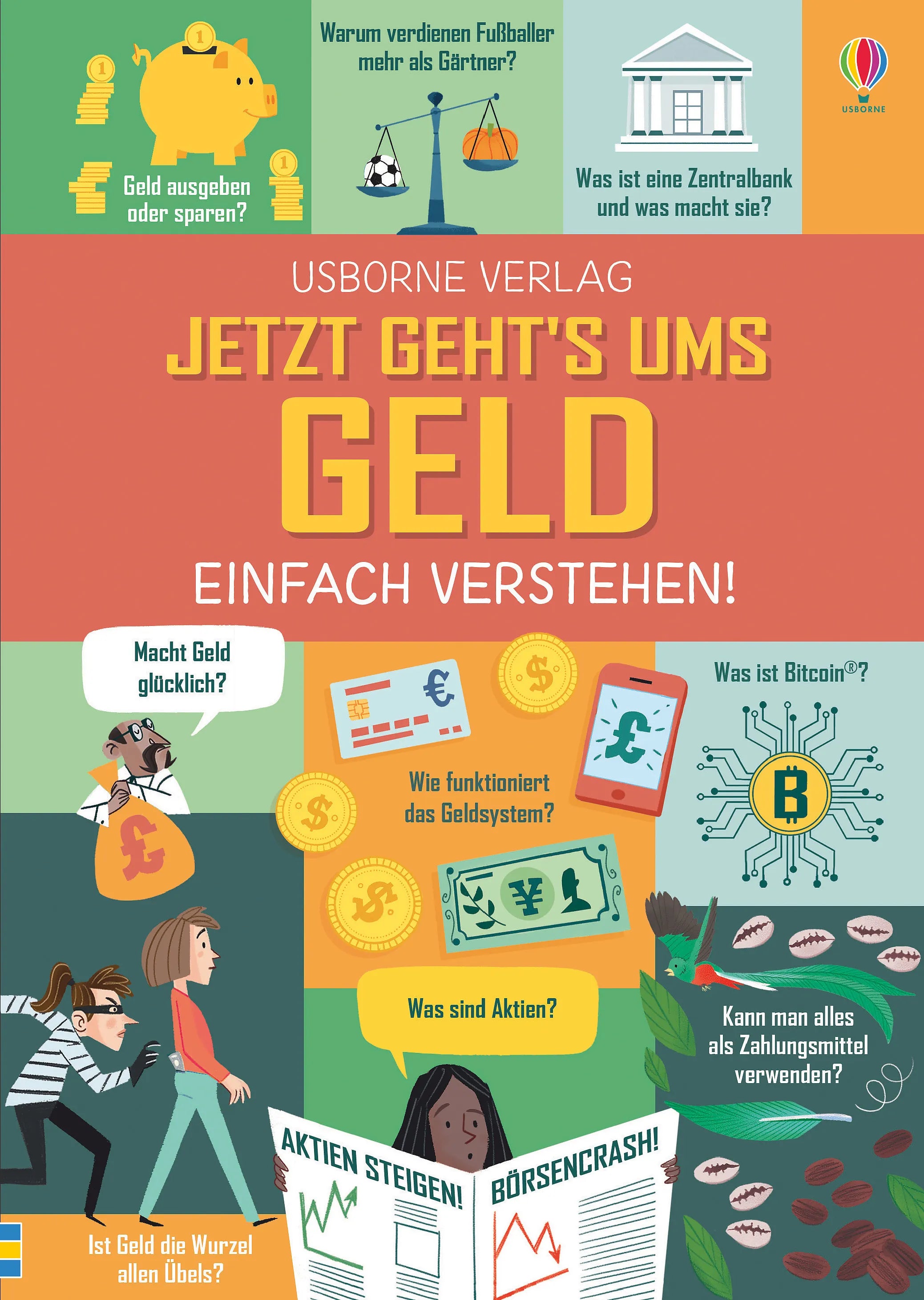 Buchcover von 'Jetzt geht's ums Geld - einfach verstehen!' - Gebundene Ausgabe von Matthew Oldham