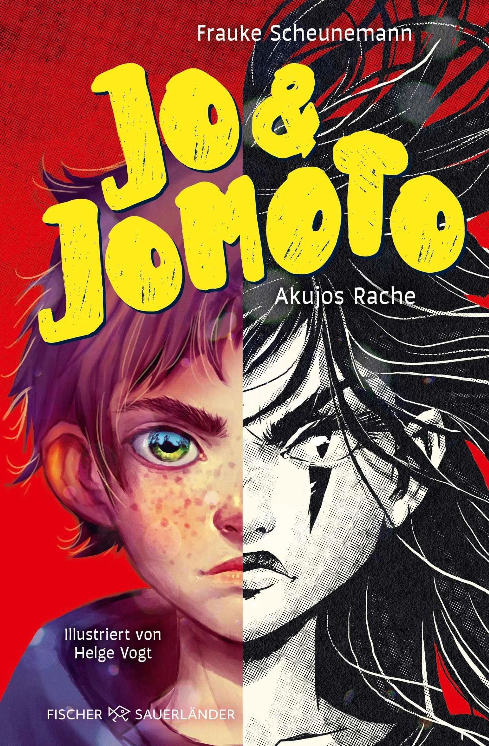Cover: Jo & Jomoto – Akujos Rache (Hardcover) von Frauke Scheunemann
