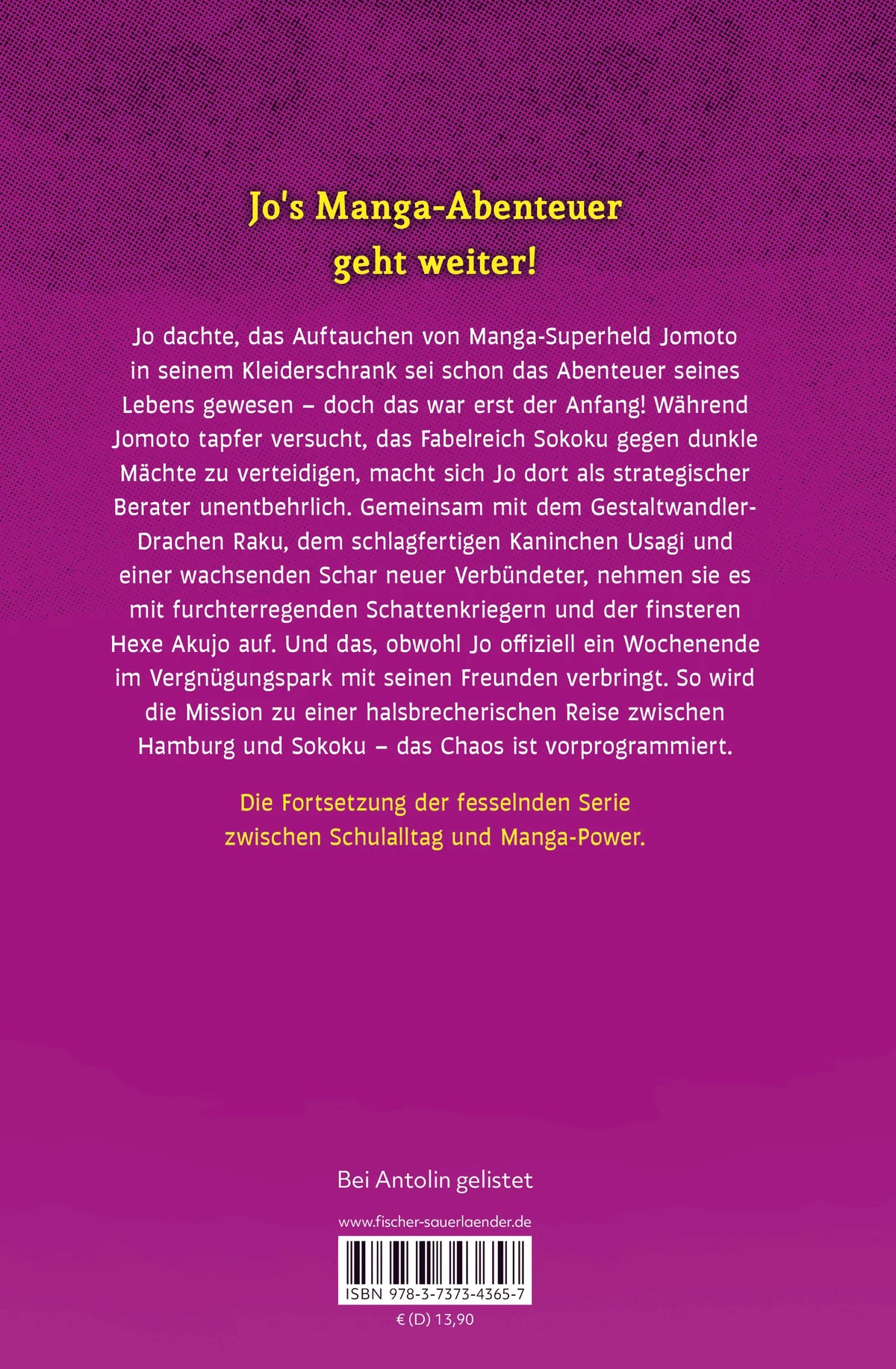 Rückseite: Jo & Jomoto – Angriff der Ninja (Hardcover)