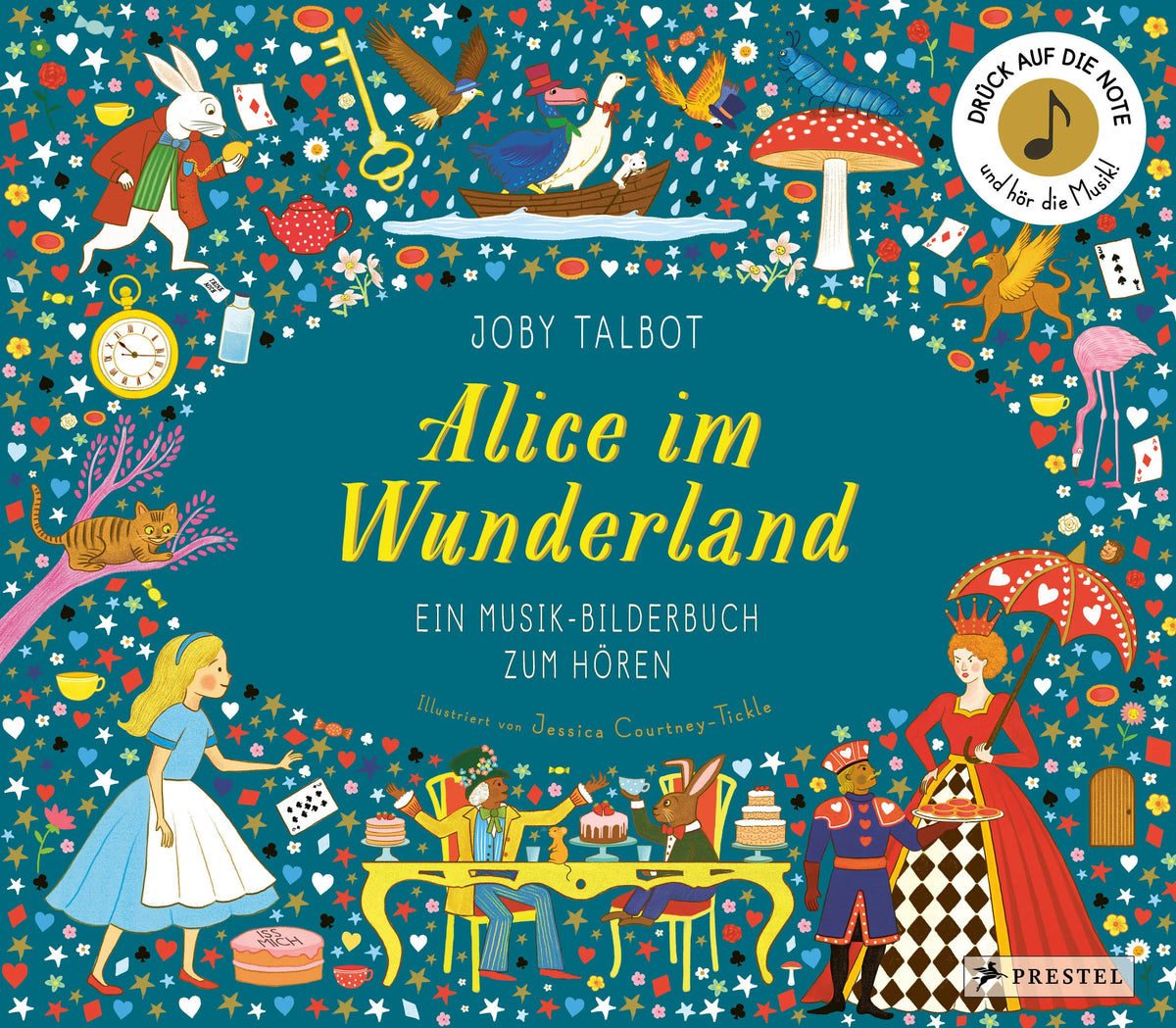 Cover: Joby Talbot. Alice im Wunderland (Hardcover) von Jessica Courtney-Tickle