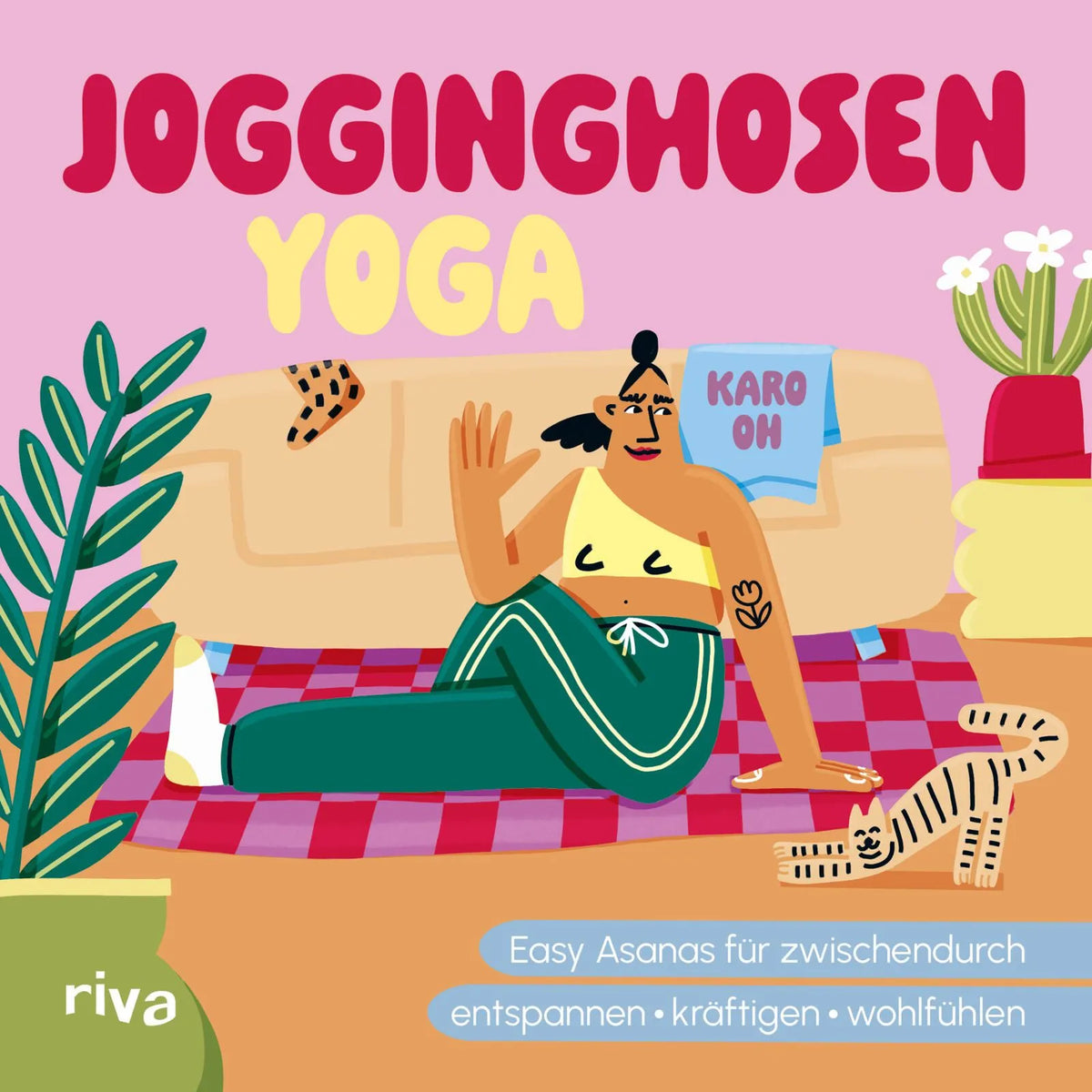 Cover: Jogginghosen-Yoga (Hardcover) von Karo Oh