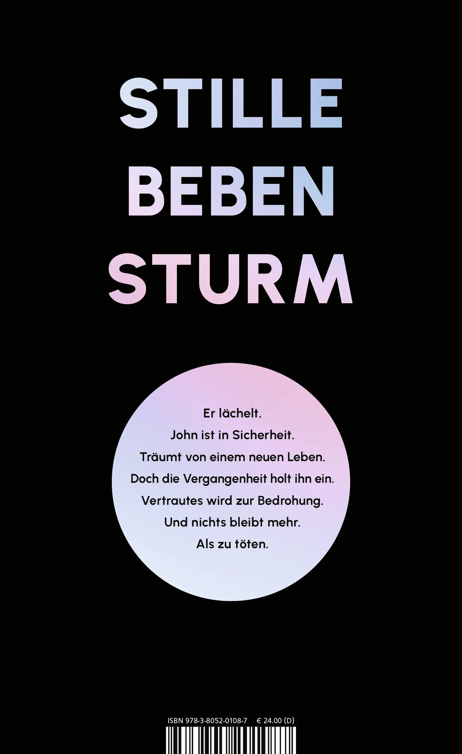 Buchrückseite von 'John' mit Klappentext - Gebundene Ausgabe
