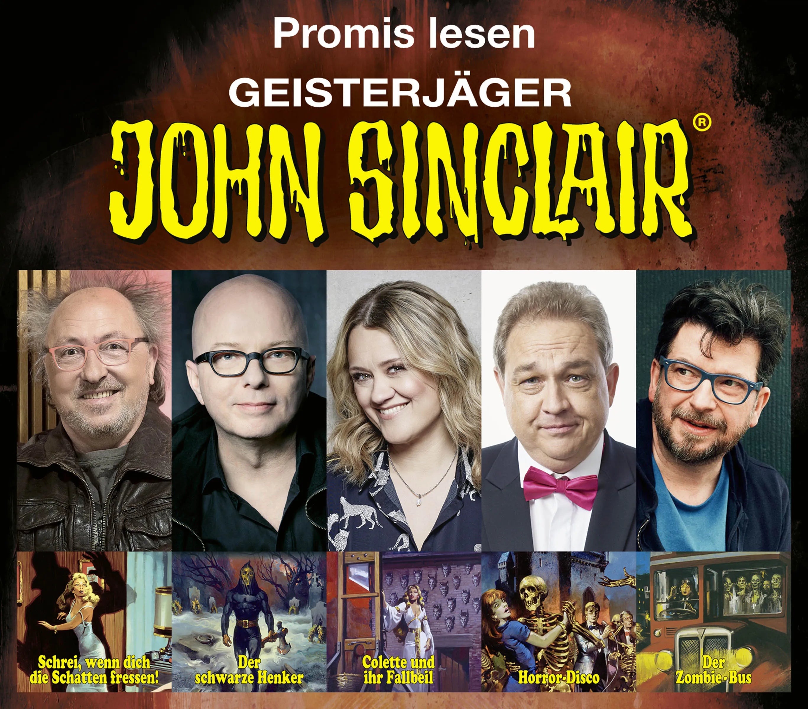 Buchcover von 'John Sinclair - Promis lesen Sinclair' - Hörbuch (CD) von Jason Dark