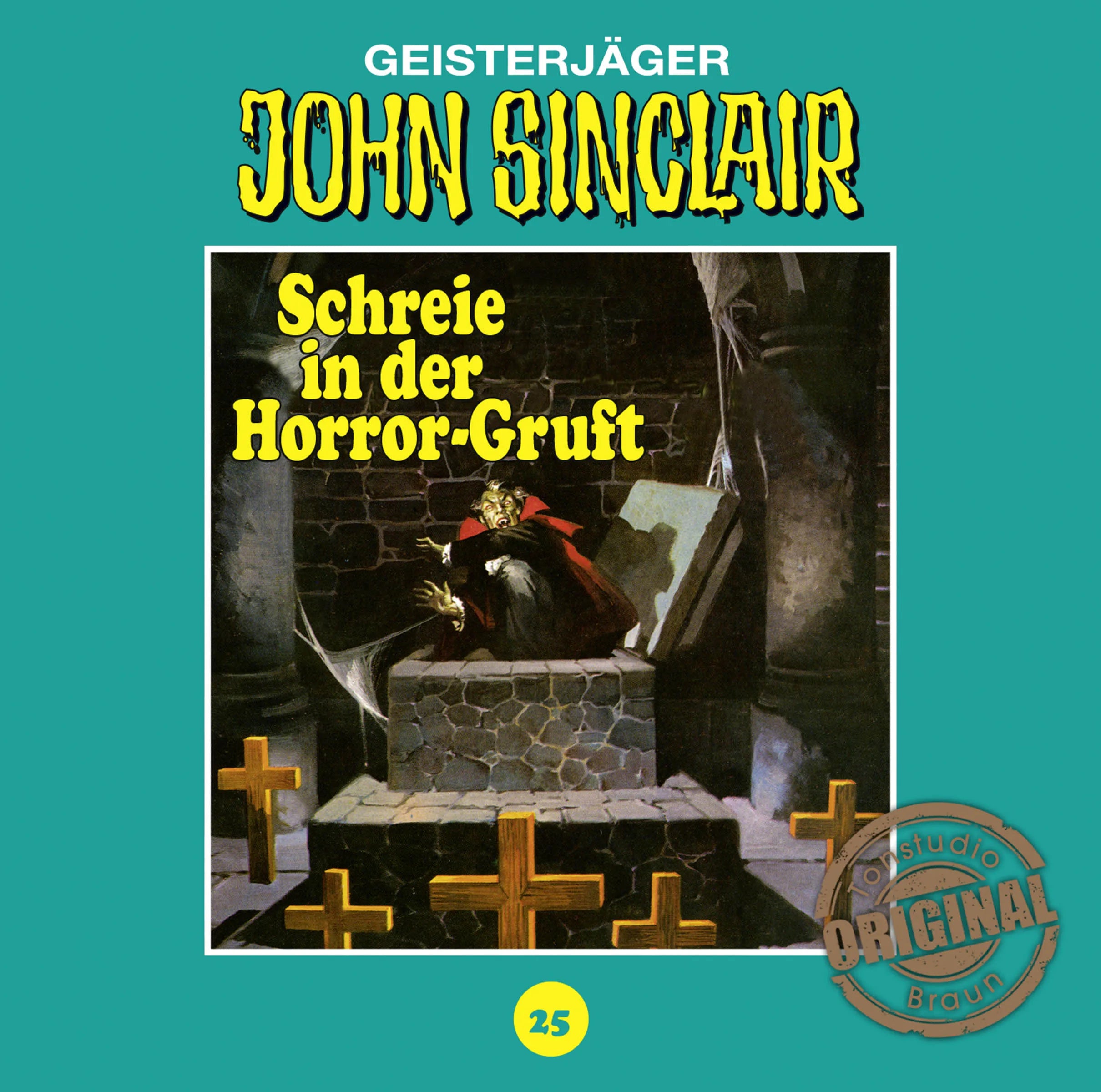 Buchcover von 'John Sinclair Tonstudio Braun - Folge 25' - Hörbuch (CD) von Jason Dark