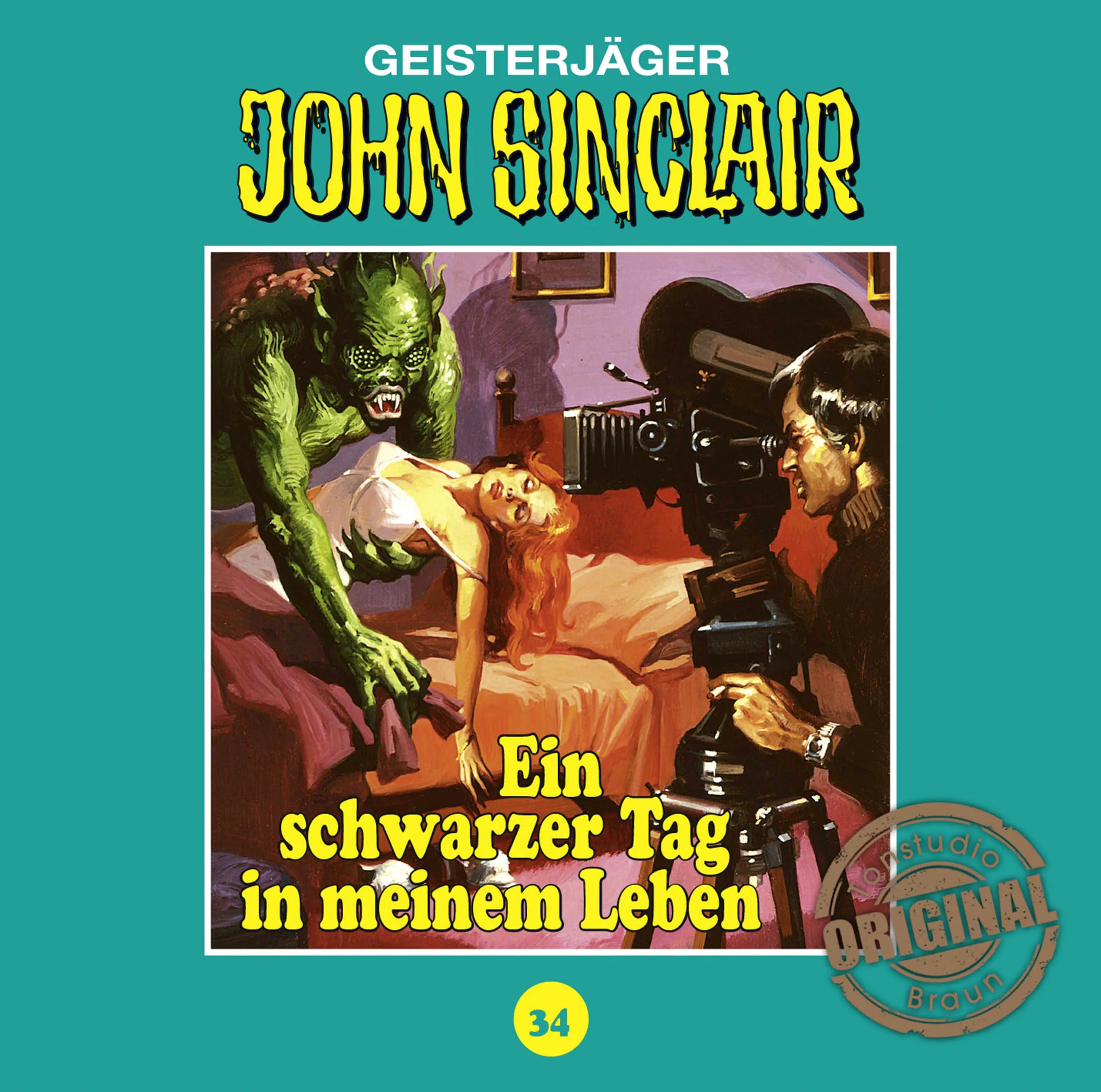 Buchcover von 'John Sinclair Tonstudio Braun - Folge 34' - Hörbuch (CD) von Jason Dark