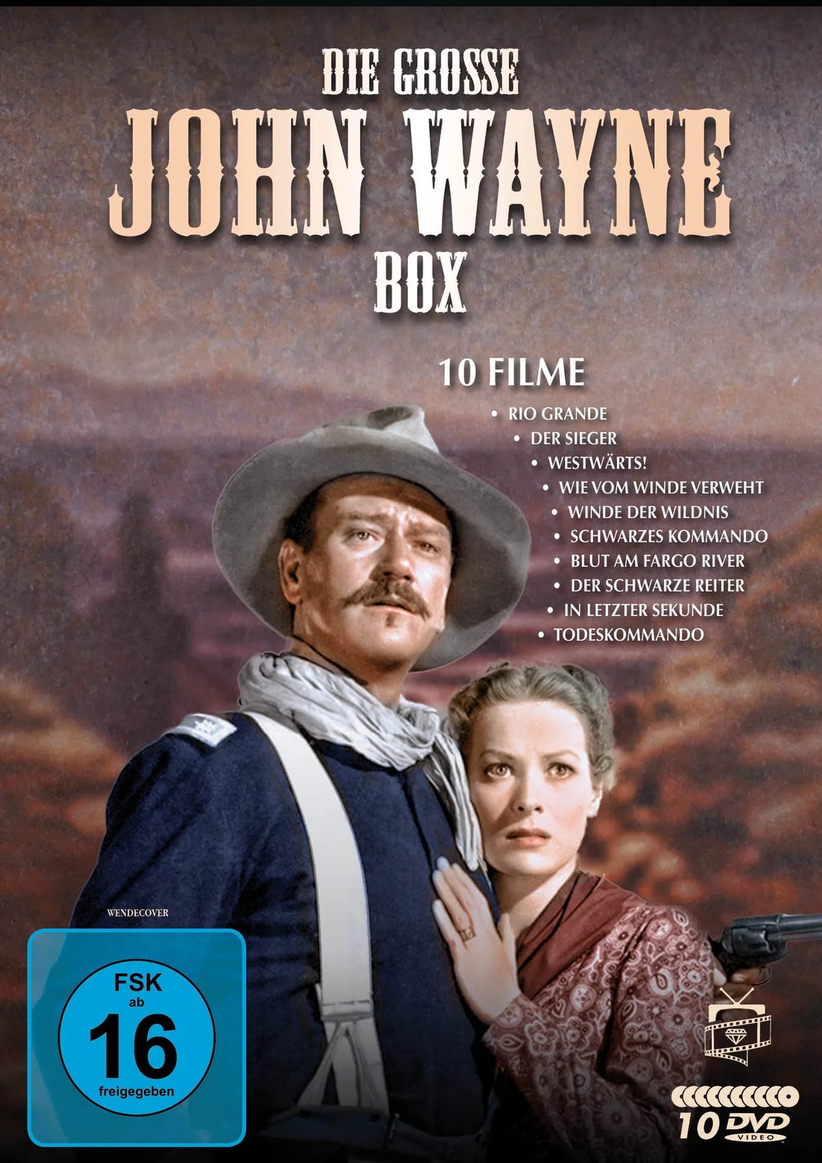 DVD-Cover: John Wayne Box. Regie: John Ford