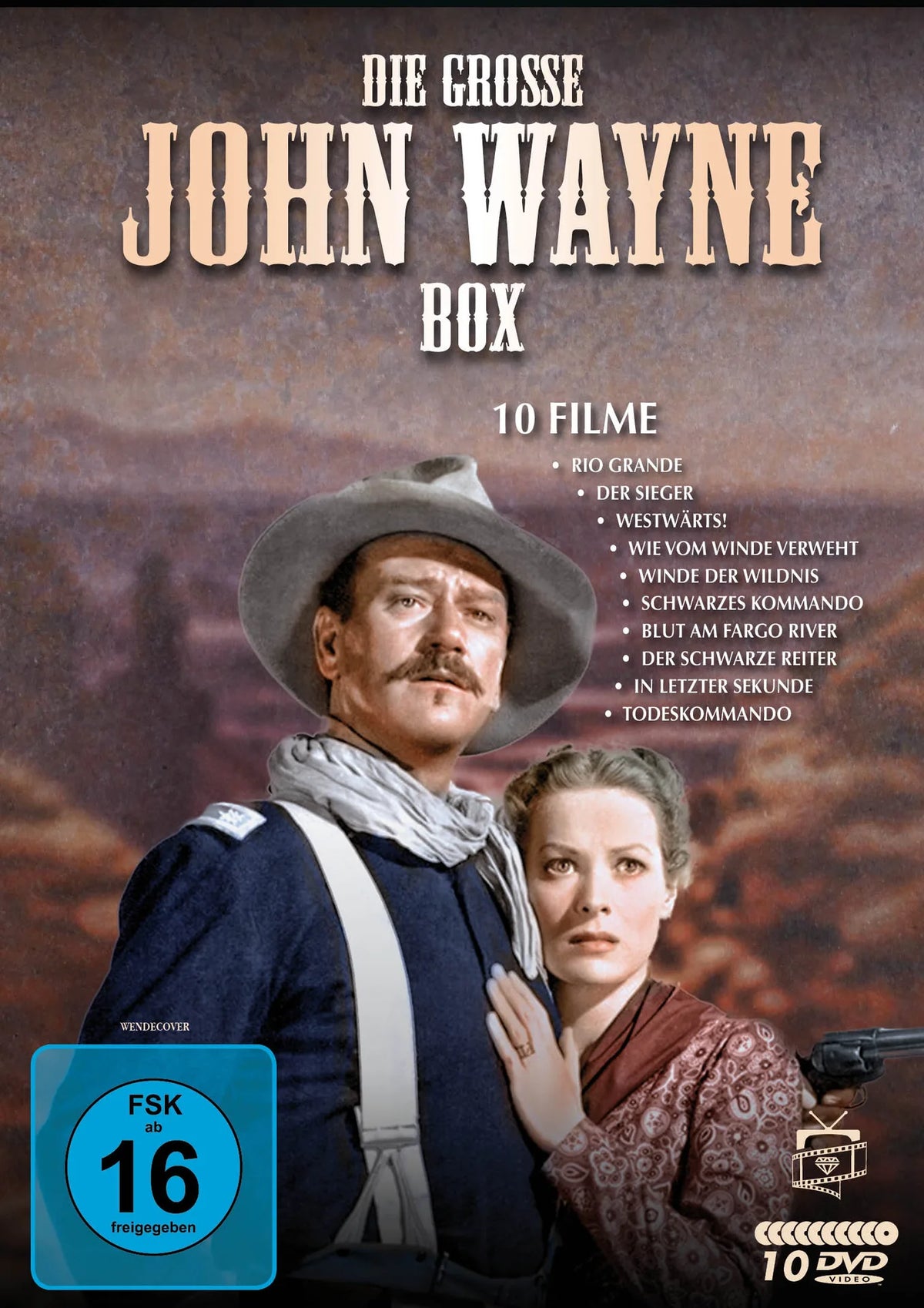 DVD-Cover: John Wayne Box. Regie: John Ford