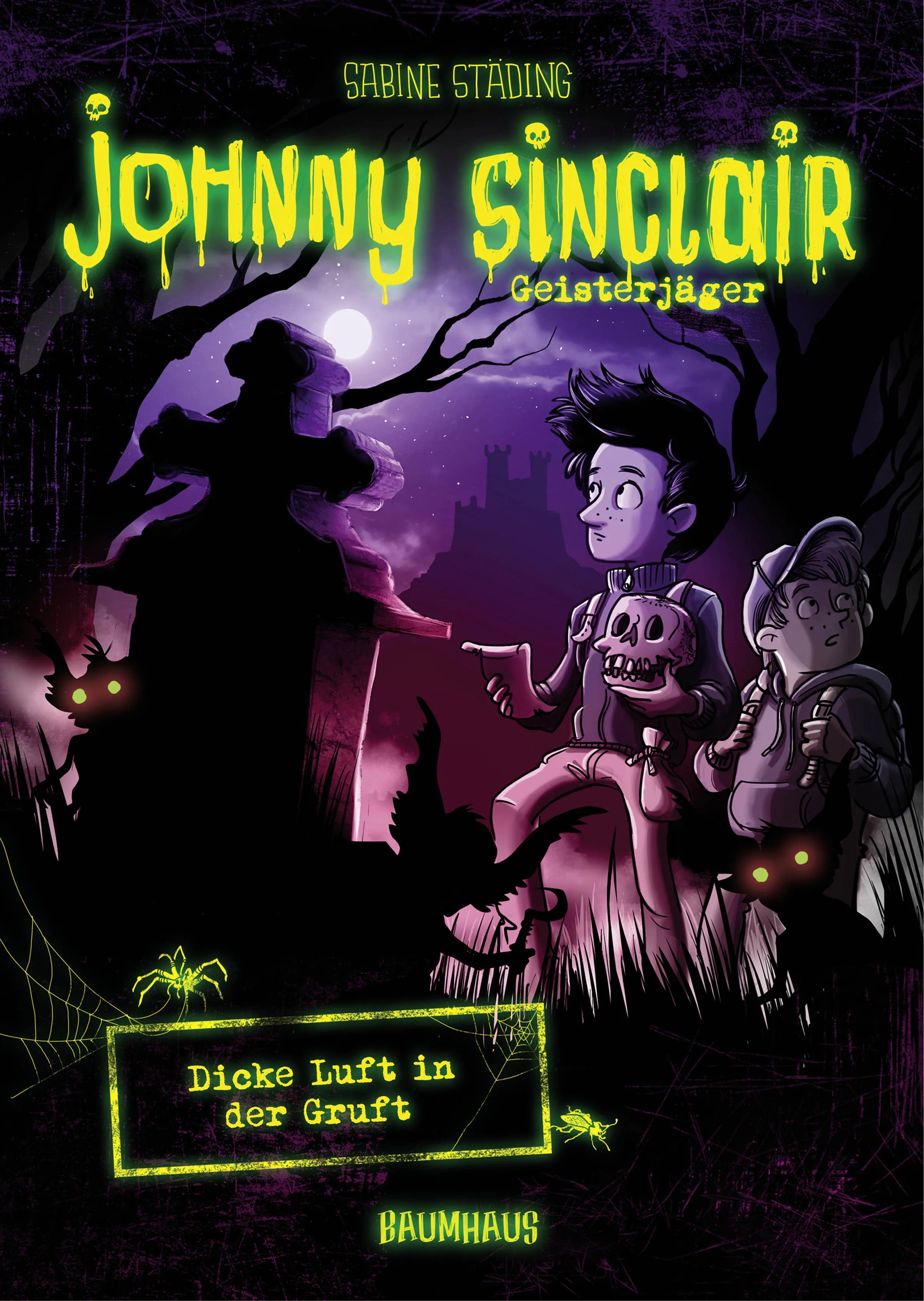 Buchcover von 'Johnny Sinclair - Dicke Luft in der Gruft' - Gebundene Ausgabe von Sabine Städing