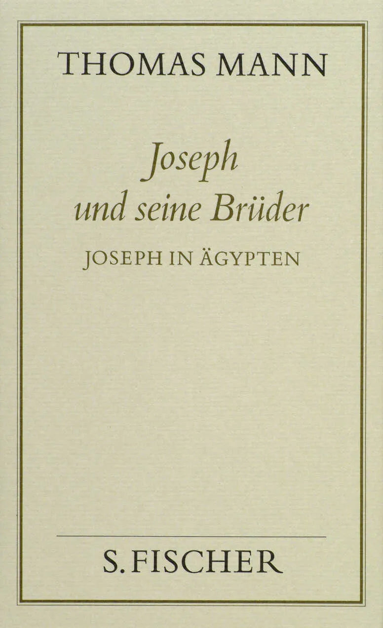 Buchcover von 'Joseph und seine Brüder III. Joseph in Ägypten' - Gebundene Ausgabe von Thomas Mann