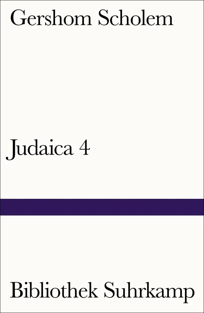 Buchcover von 'Judaica IV' - Taschenbuch von Gershom Scholem