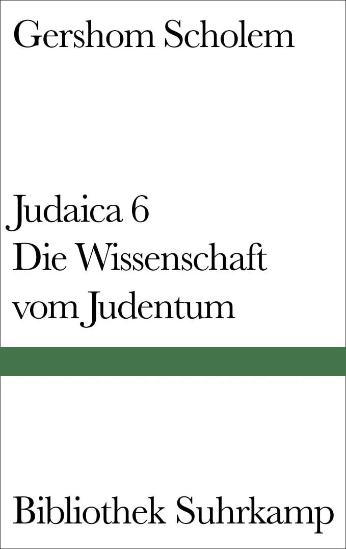 Buchcover von 'Judaica VI' - Gebundene Ausgabe von Gershom Scholem