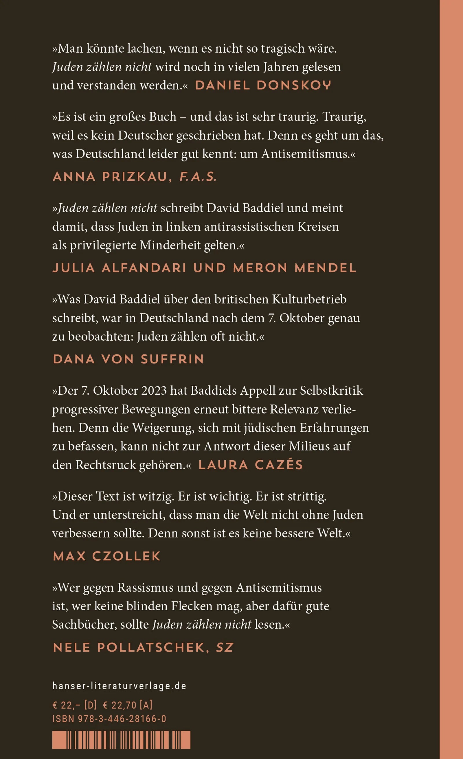 Produktansicht: Juden zählen nicht (Gebundene Ausgabe)