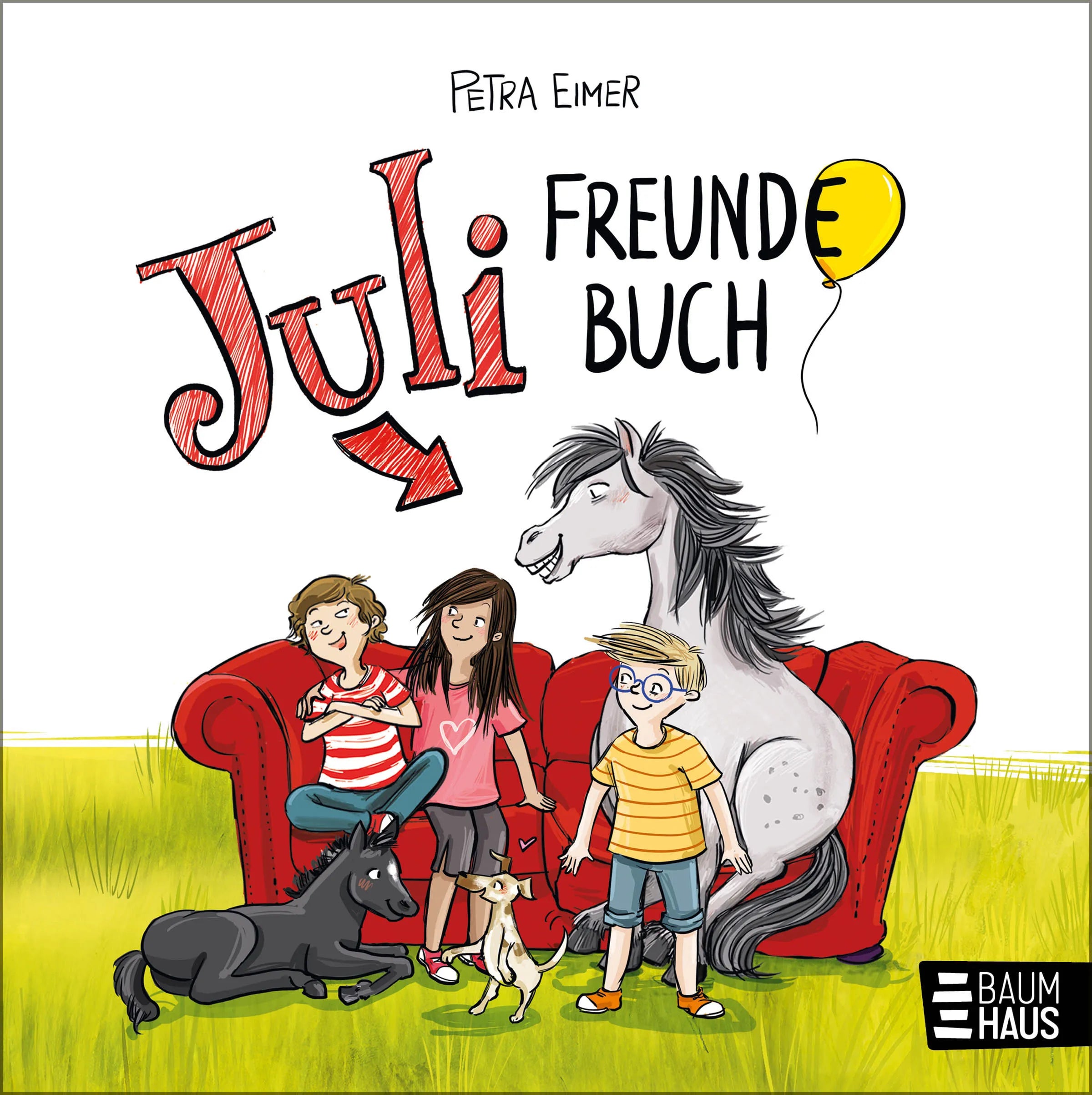 Buchcover von 'Juli - Freundebuch' - Gebundene Ausgabe von Petra Eimer