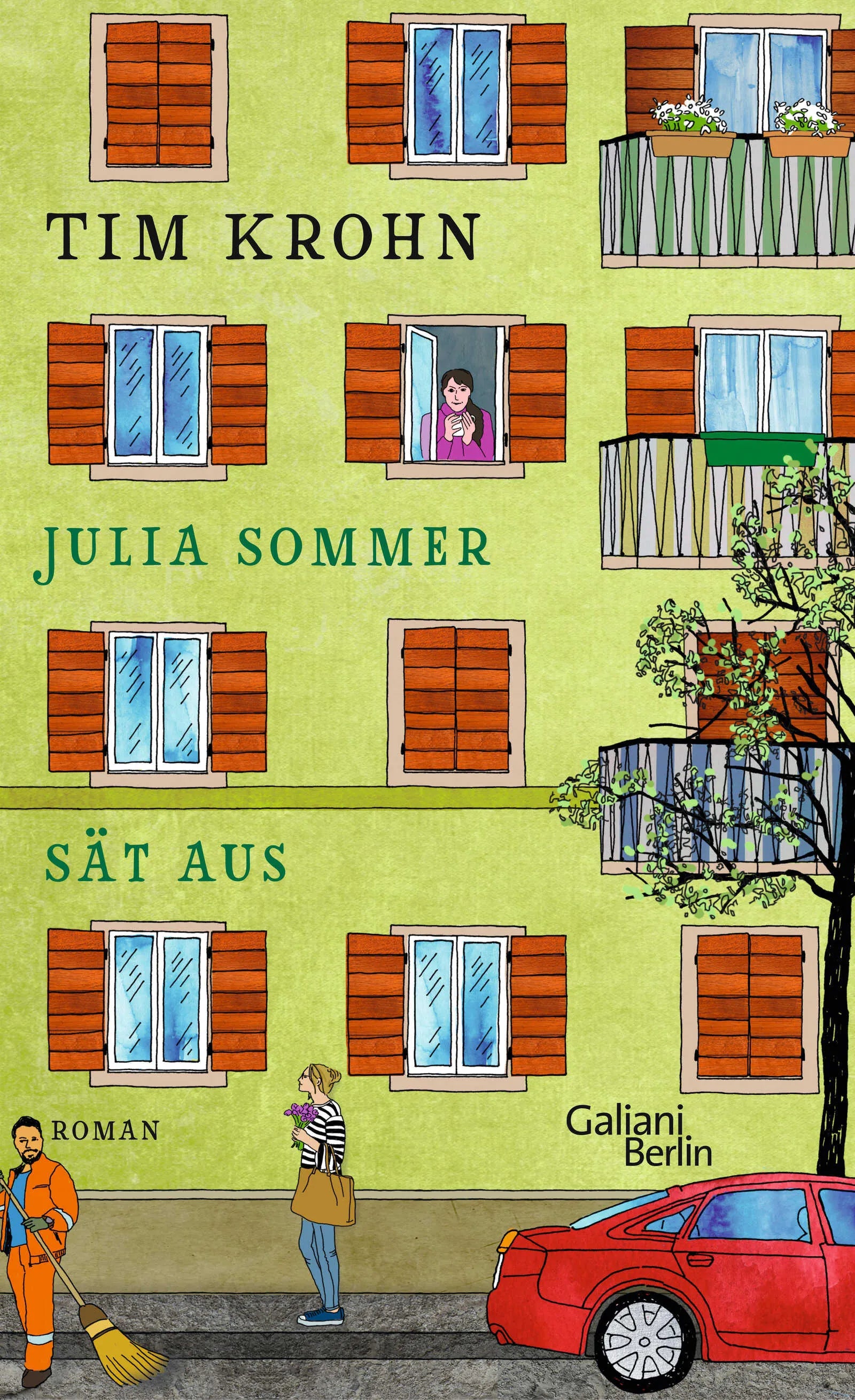 Buchcover von 'Julia Sommer sät aus' - Gebundene Ausgabe von Tim Krohn