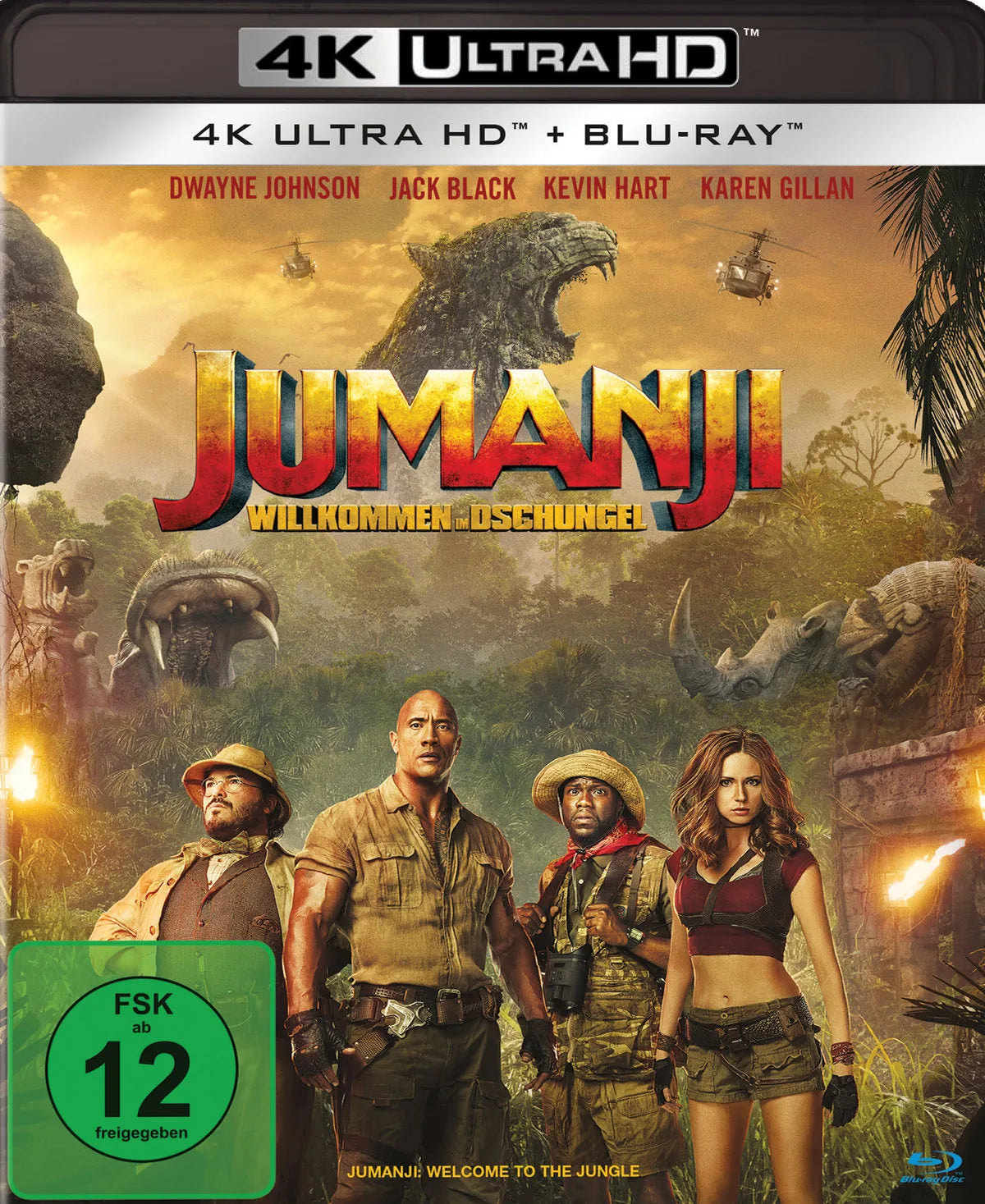 Jumanji - Willkommen im Dschungel  (+ Blu-ray) - Blu-ray 4K Ultra HD