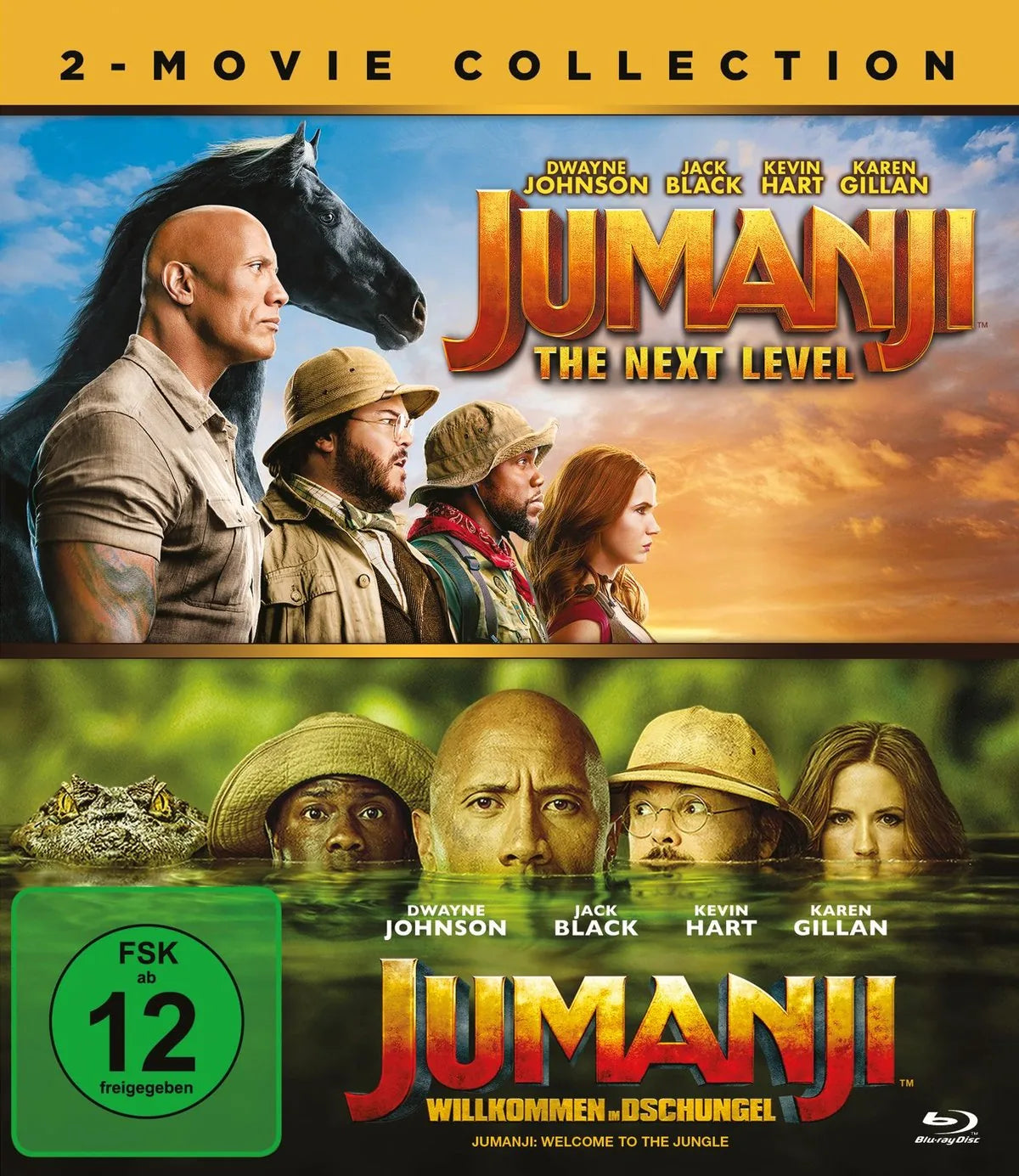 Jumanji: Willkommen im Dschungel & Jumanji: The - Blu-ray Disc
