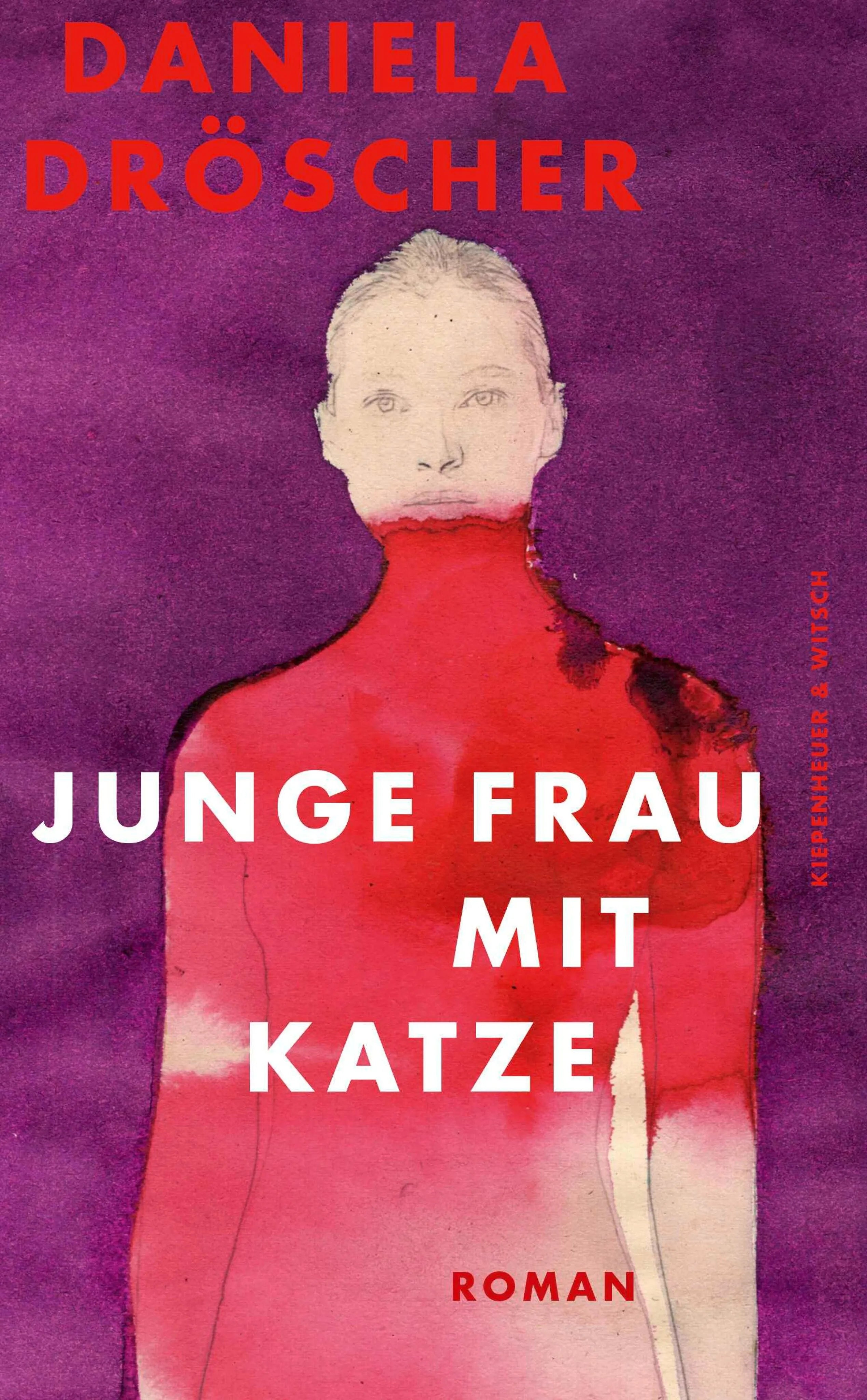 Cover: Junge Frau mit Katze (E-Book) von Daniela Dröscher