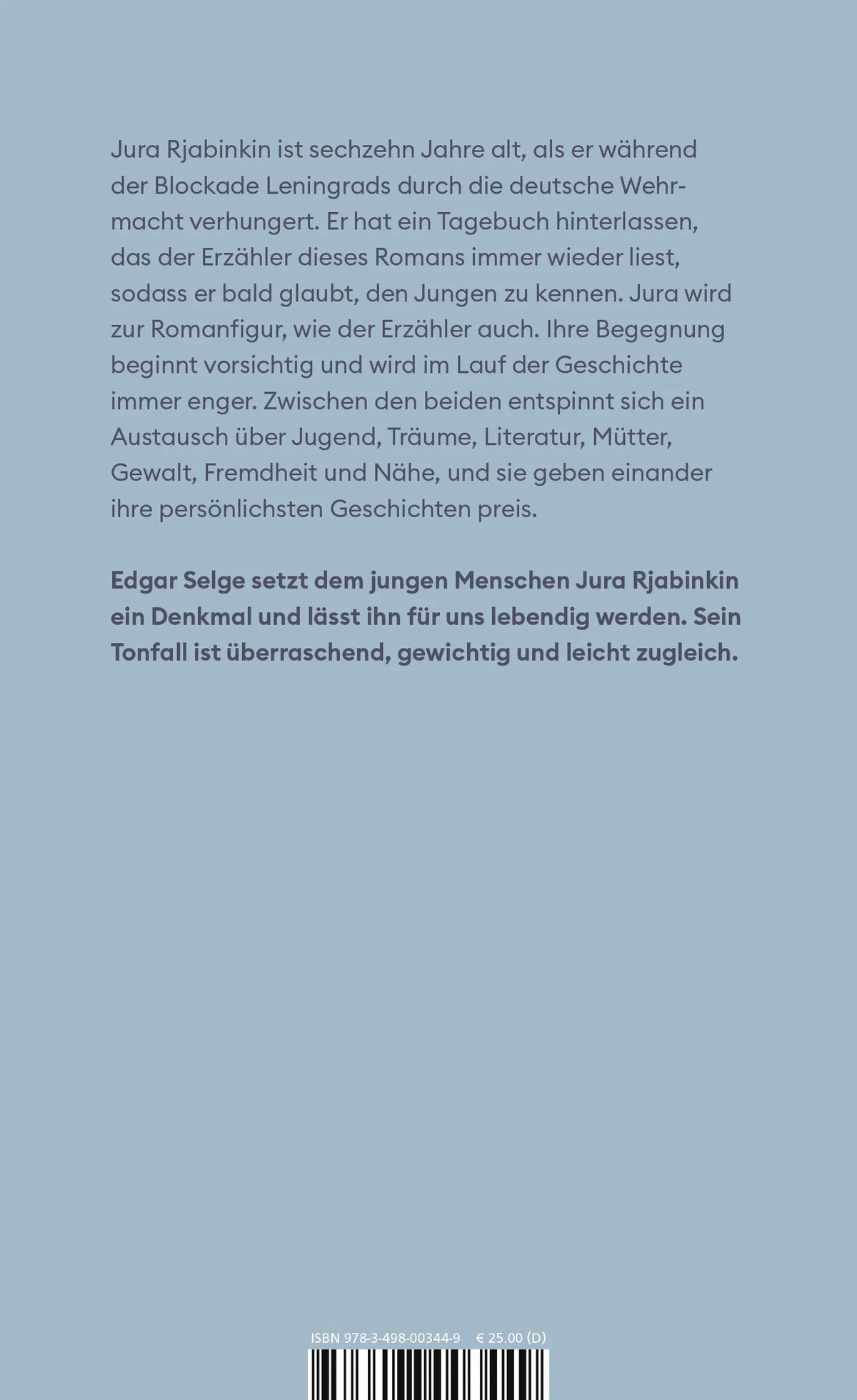 Rückseite: Juras letzter Winter (Hardcover)