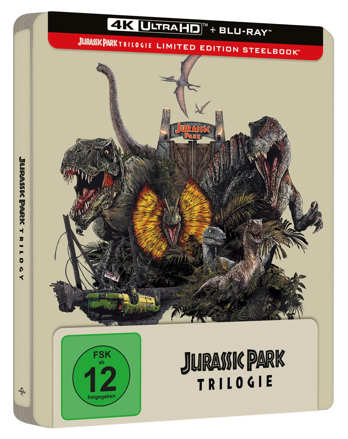 Jurassic Park - Trilogie - Blu-ray 4K Ultra HD