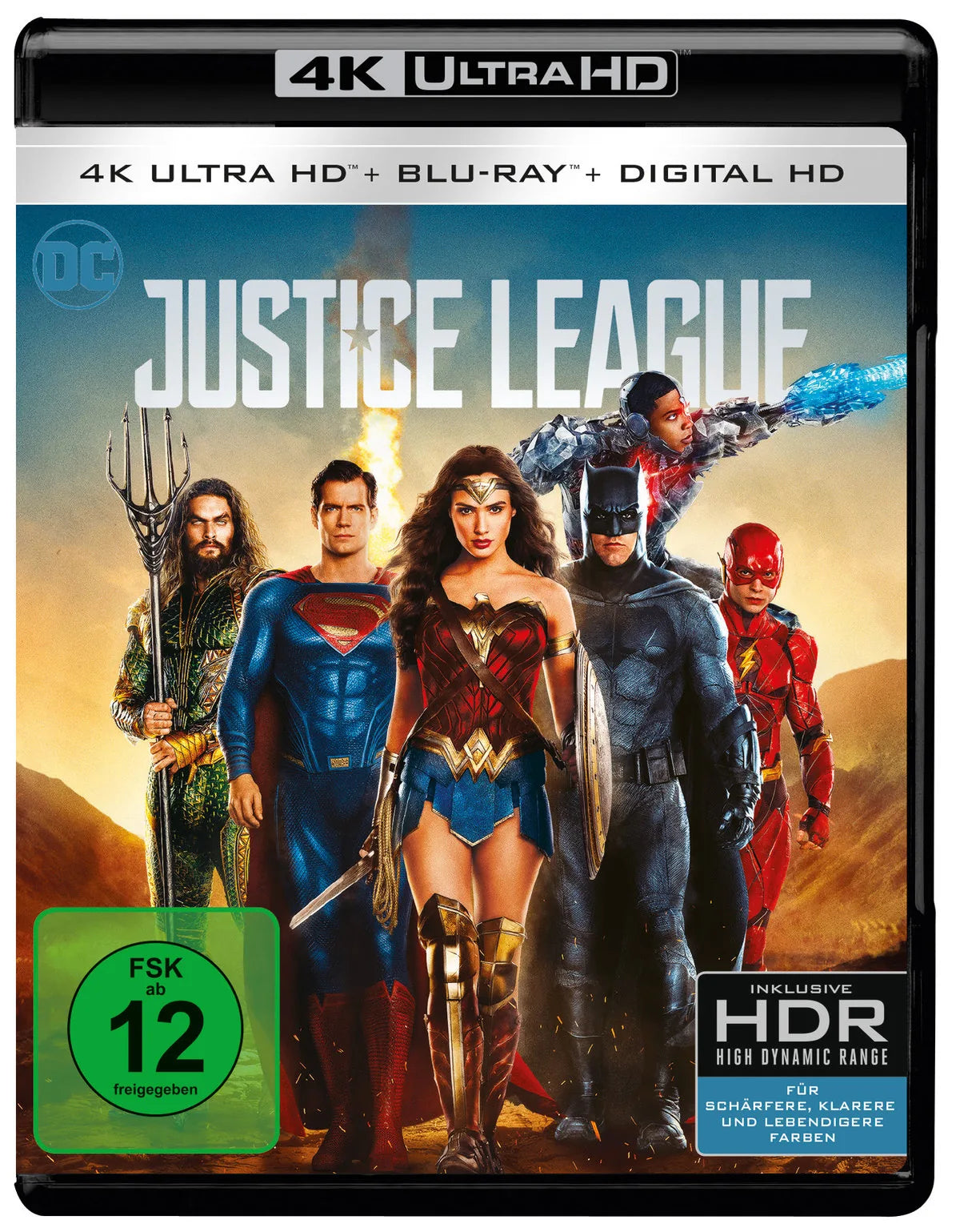 Justice League  (+ BR) - Blu-ray 4K Ultra HD