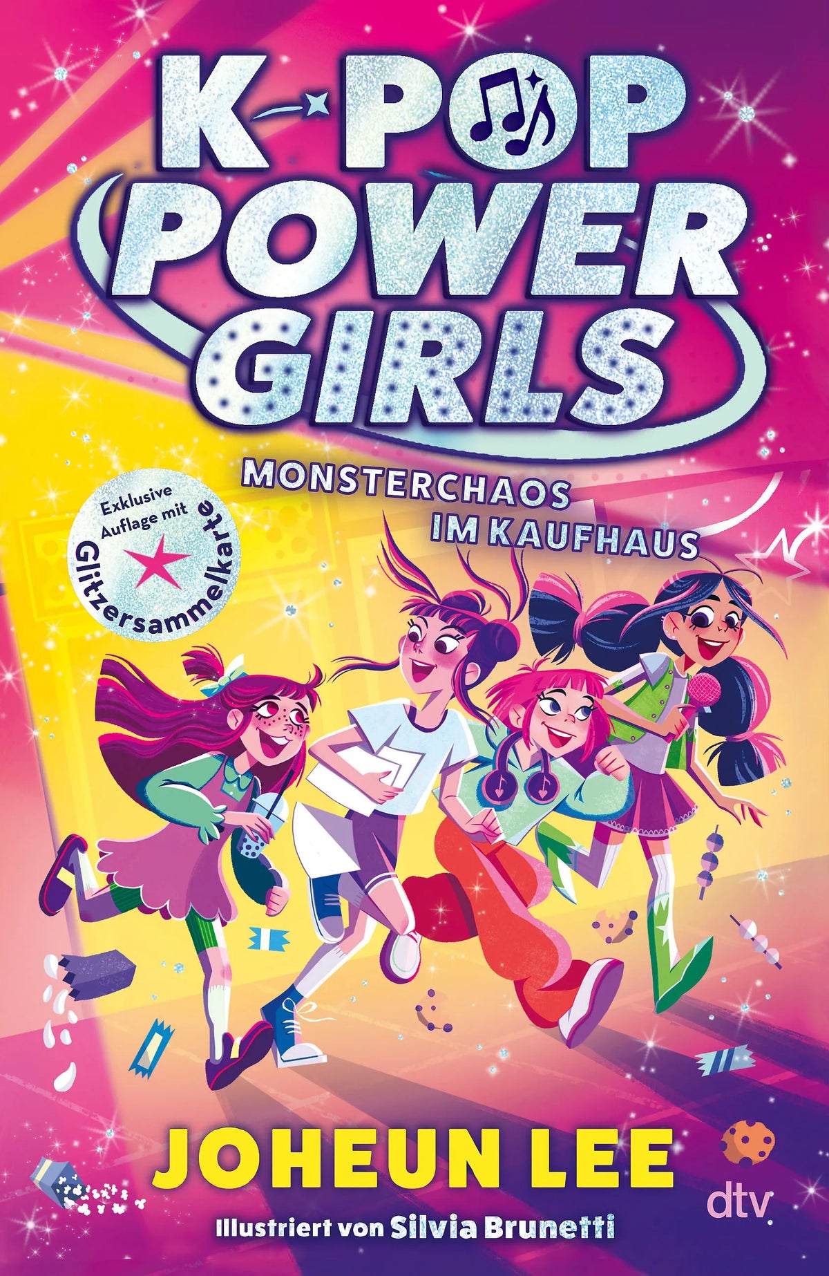 Cover: K-Pop Power Girls – Monsterchaos im Kaufhaus (Hardcover) von Joheun Lee