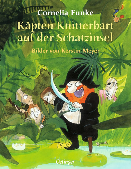 Buchcover von 'Käpten Knitterbart auf der Schatzinsel' - Gebundene Ausgabe von Cornelia Funke